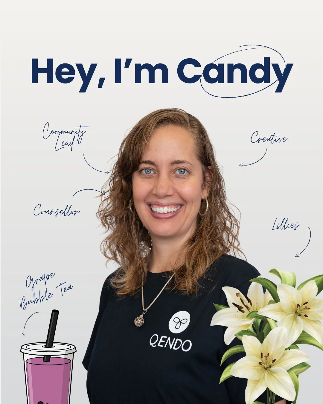 🌸 Meet Candy &ndash; QENDO Brisbane North Community Lead 🌸
Some people hold space.
Some people create connection.
Candy does both &mdash; beautifully.

Our Brisbane North Community Lead, Candy, is someone who believes deeply in heart-level connecti