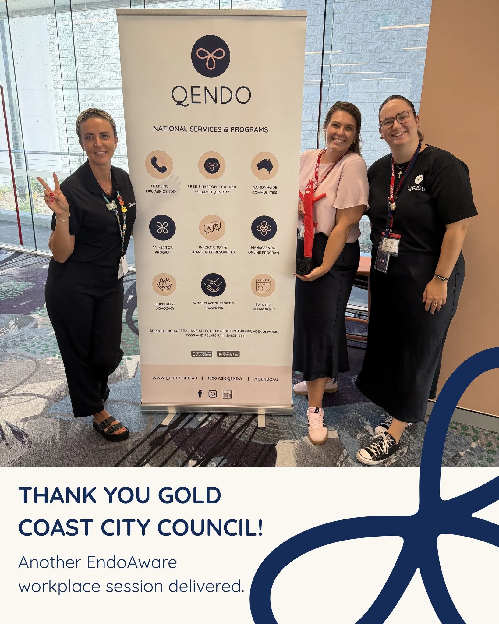 Thank you to Gold Coast City Council for inviting QENDO to deliver an EndoAware Workplace education session.

It was a privilege to speak with staff about endometriosis and pelvic pain, share practical information, and help build greater understandin