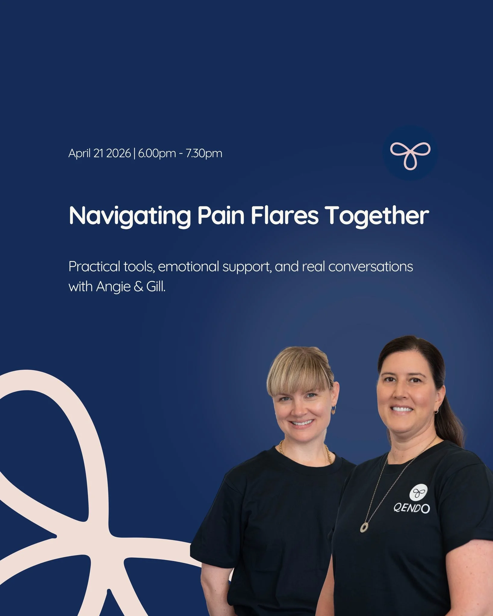 💬 Navigating Pain Flares Together

Living with endometriosis can mean navigating unpredictable pain, flares, and the emotional toll that comes with it &mdash; and you don&rsquo;t have to do it alone.

Join our QENDOCare team for an interactive onlin