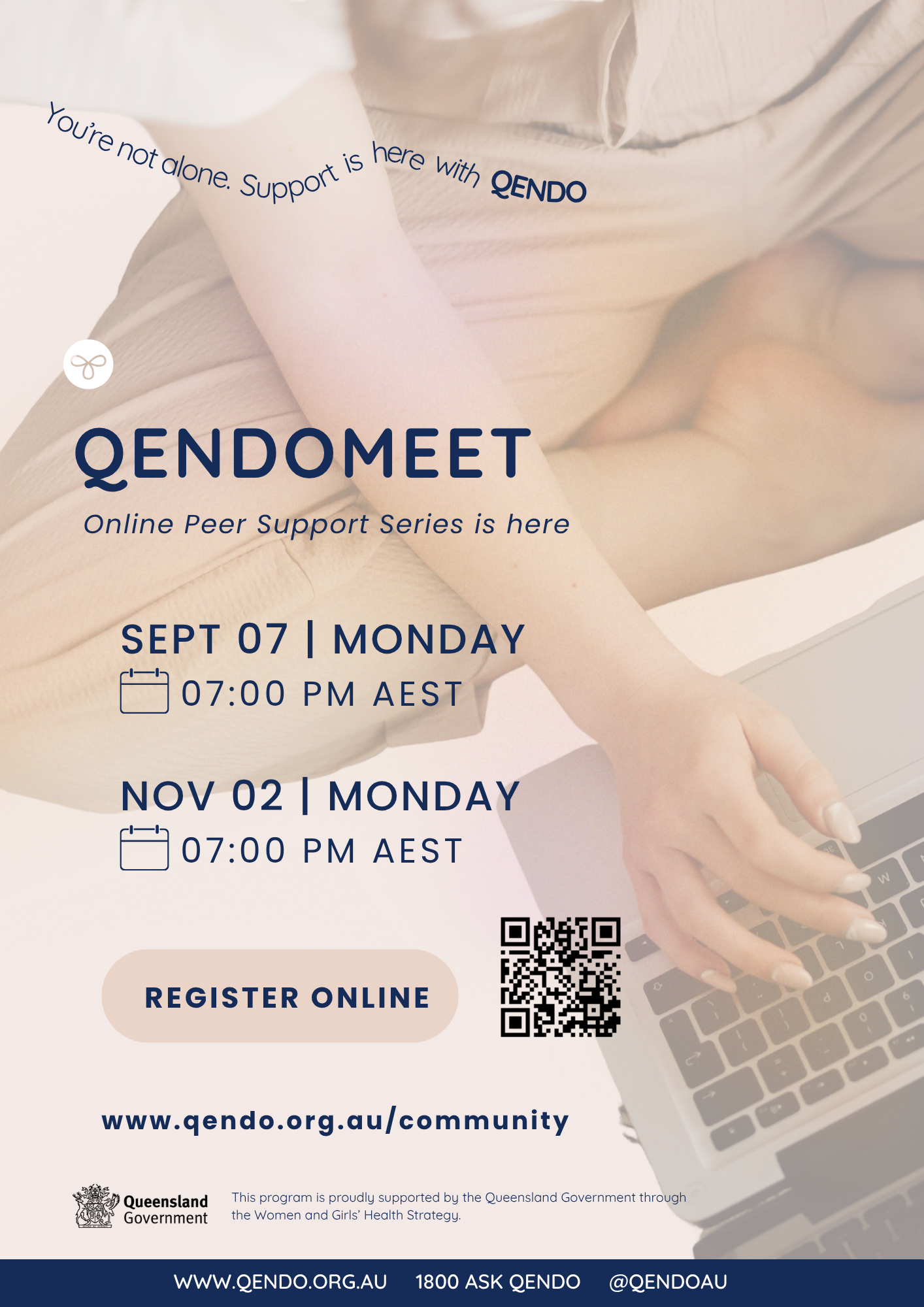 QENDOMeet - Online Peer Support Series is here