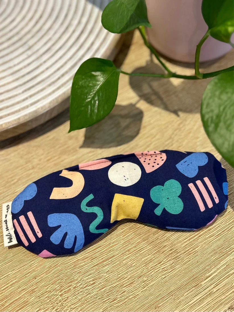 Eye Pillow - Navy Shapes {Wili}