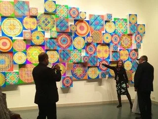 Shafaq Ahmad: "The Element of Geometric Shapes coming through Manifests Beauty through Balance and Harmony" Shanghai Art Fair