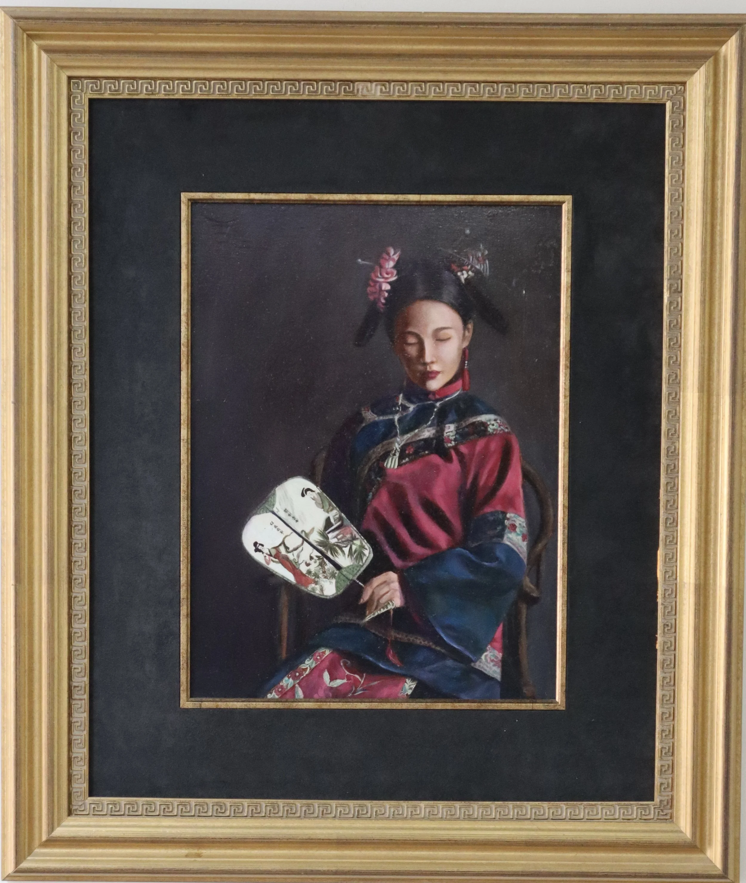The portrait of woman in old ethnic costumes - XiuXiu Ma