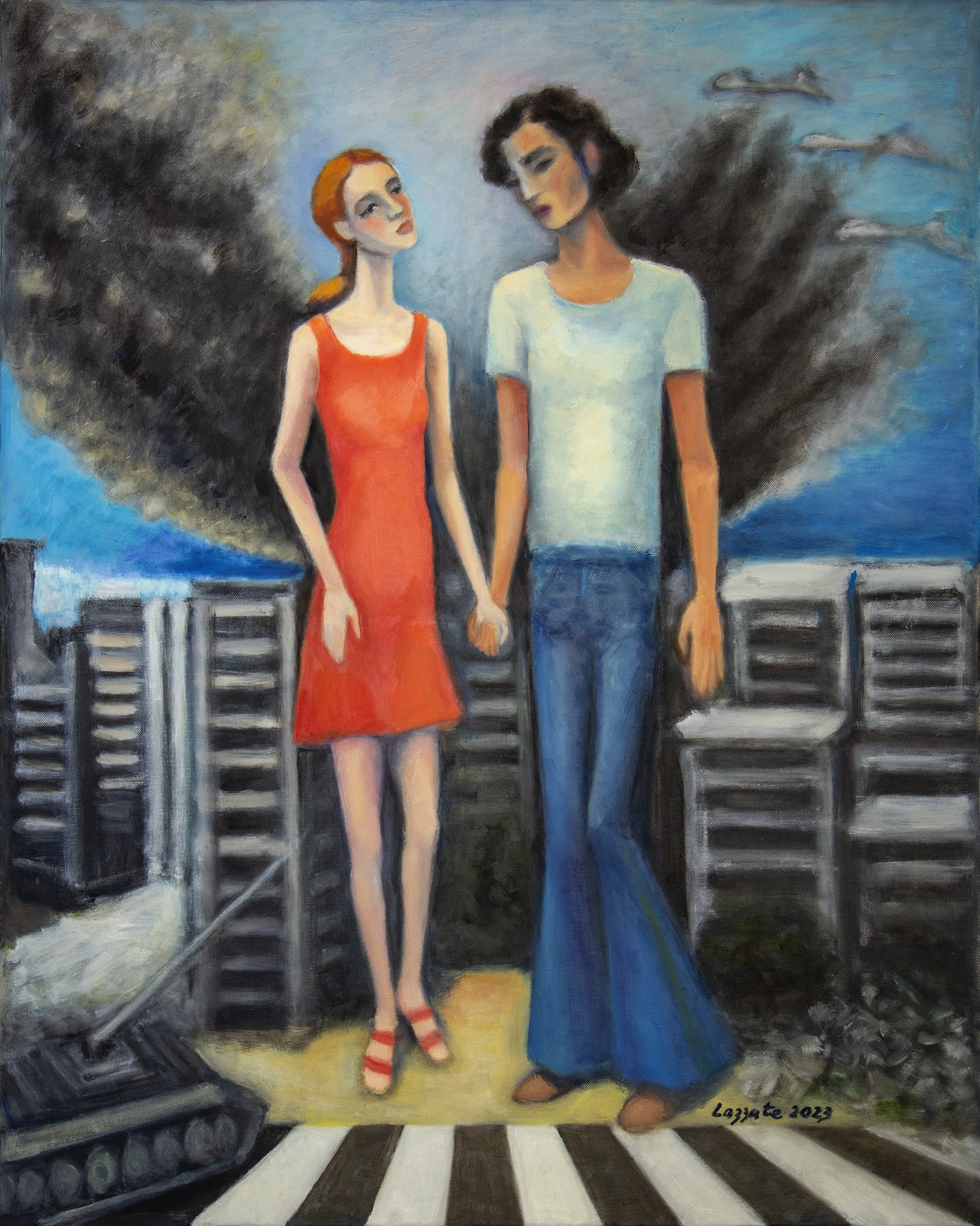 ILS S'AIMENT oil canvas 100x80cm 2023 .jpg