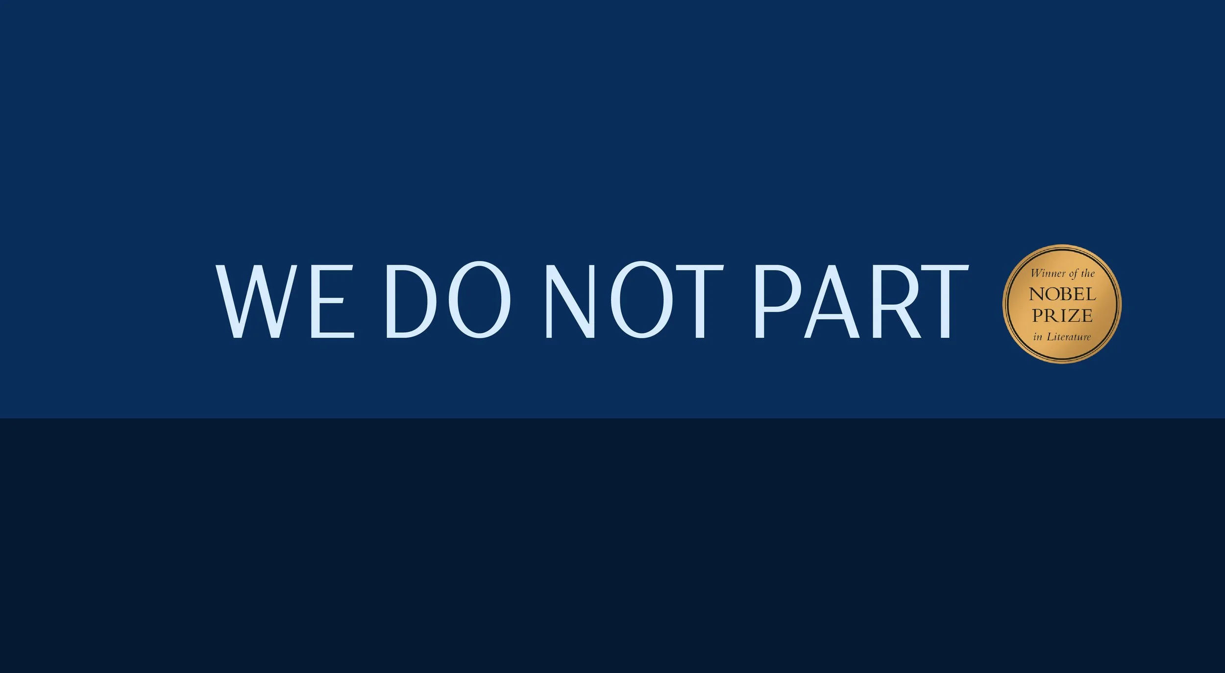 We Do Not Part
