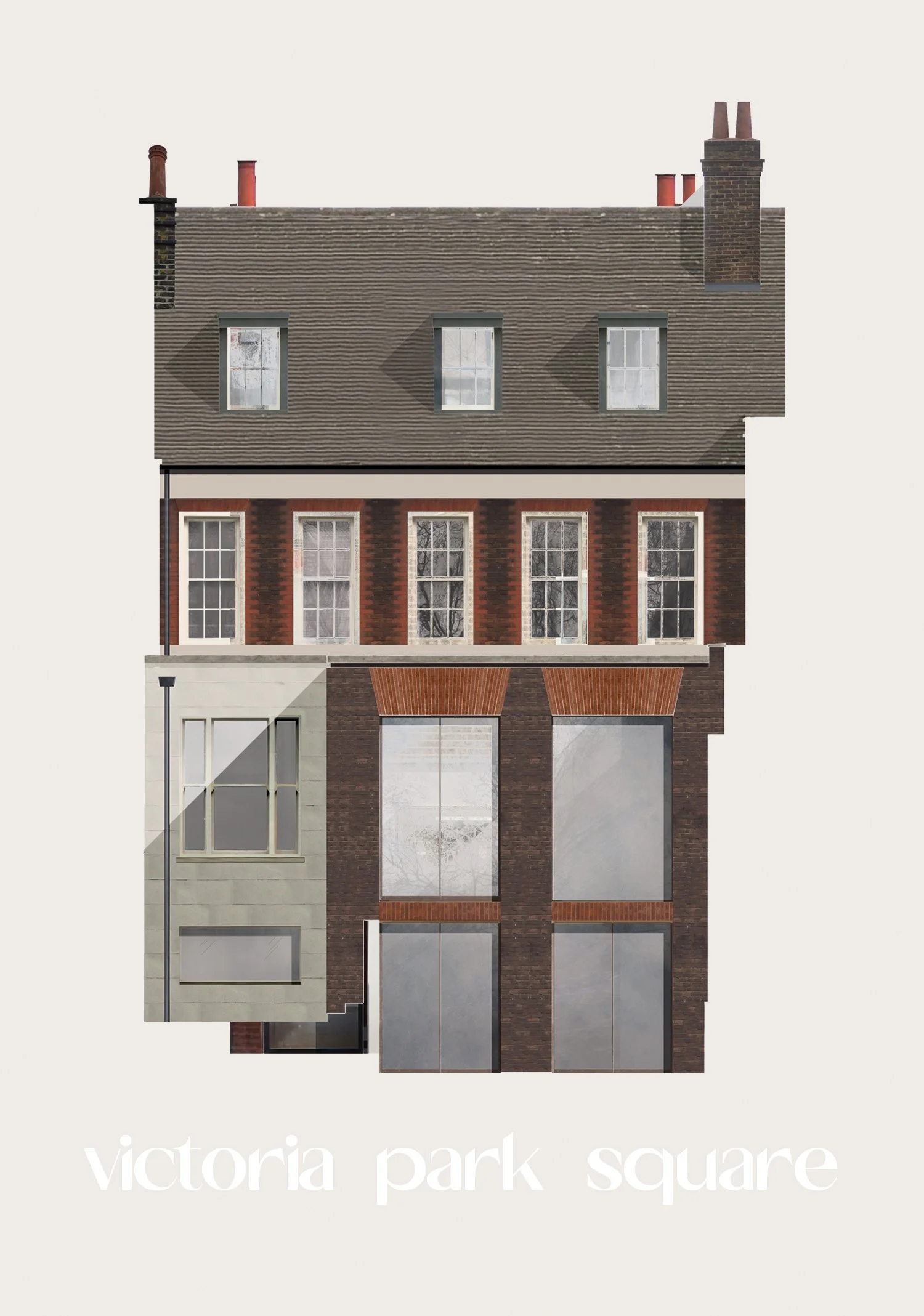 Concept for Grade II* Listed early brick house in Bethnal Green, London
