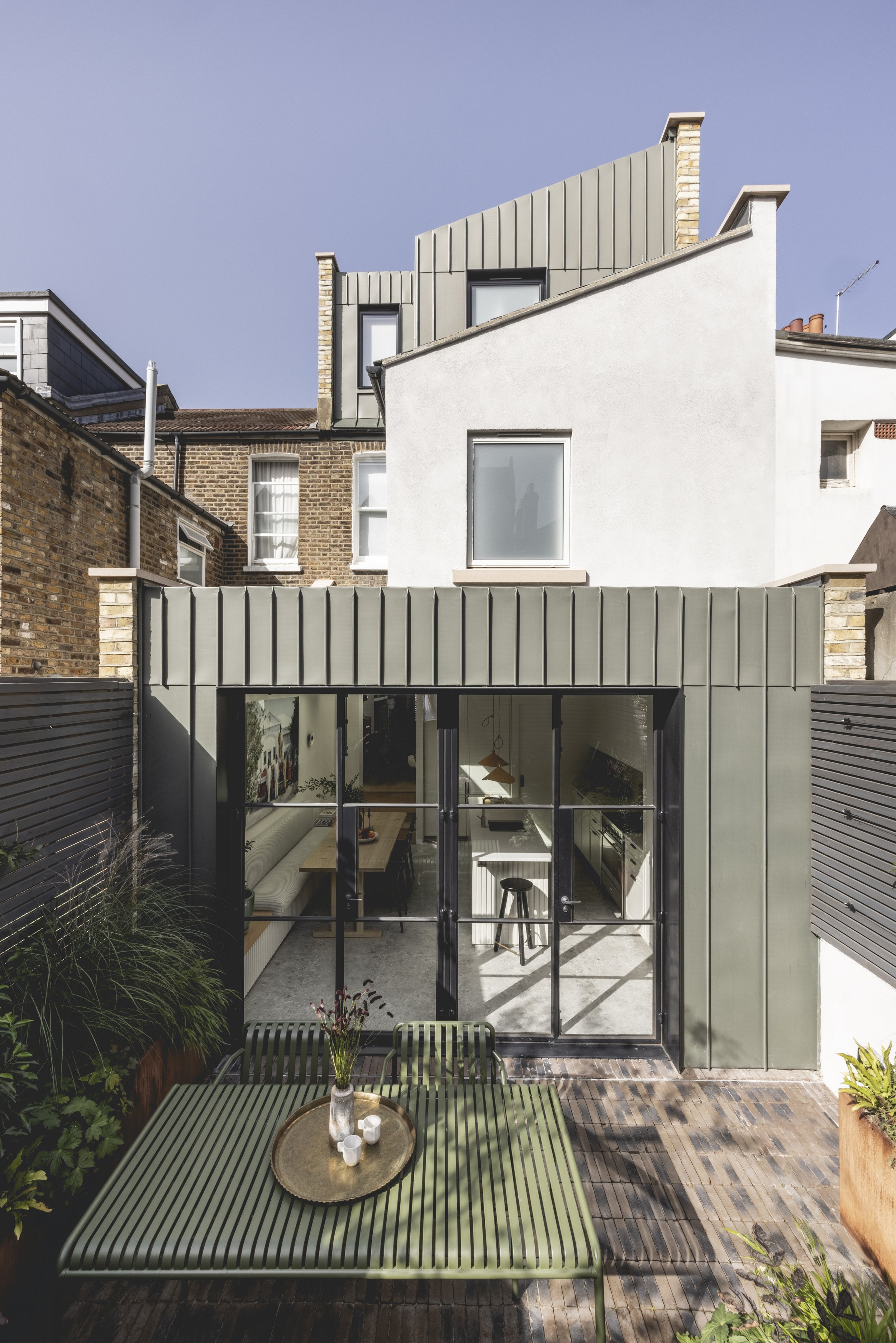 Victorian terraced façade of Well House, East Dulwich, showing period-home renovation by Rosie McLaren and collaborators.