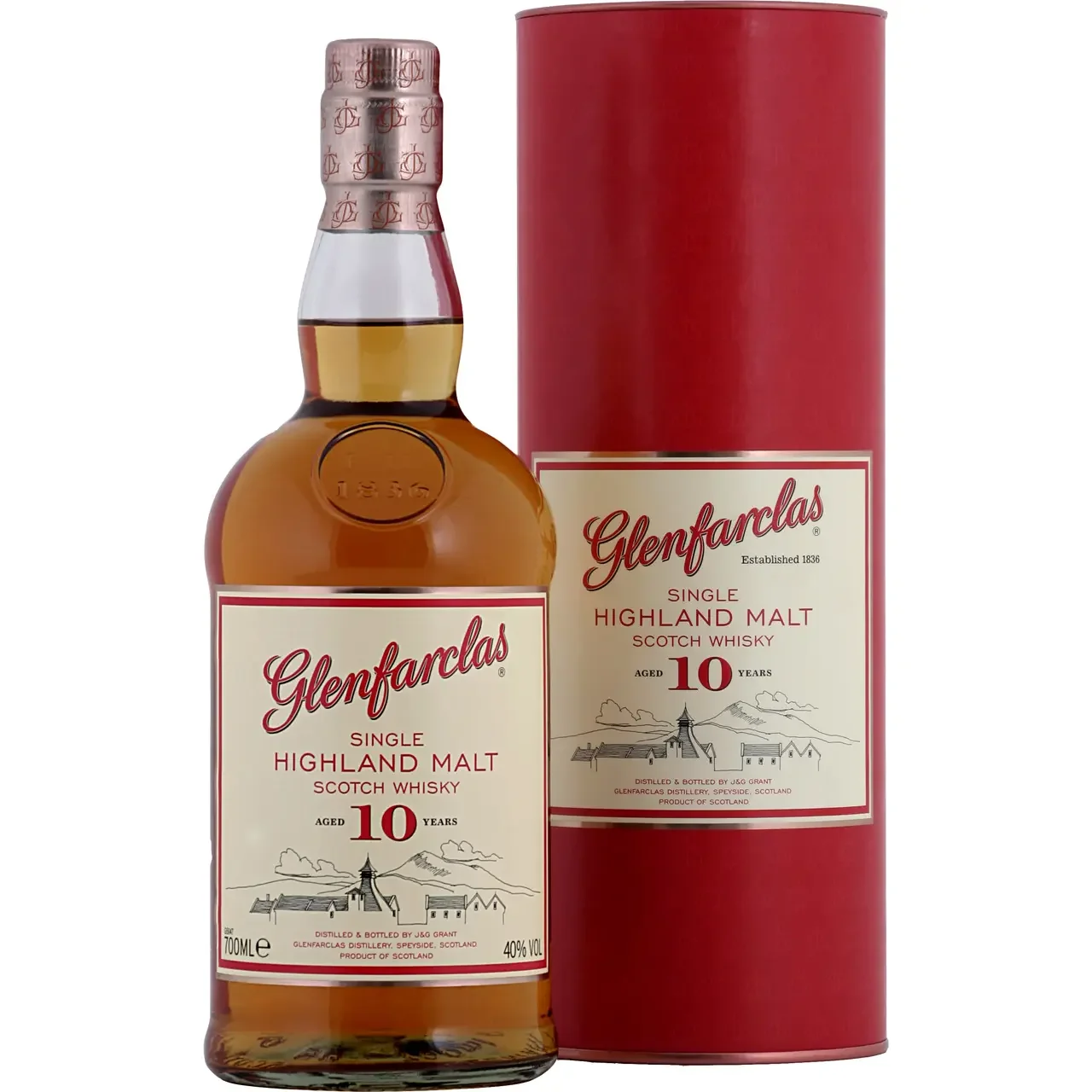Glenfarclas 10 Year Old Whisky 70CL