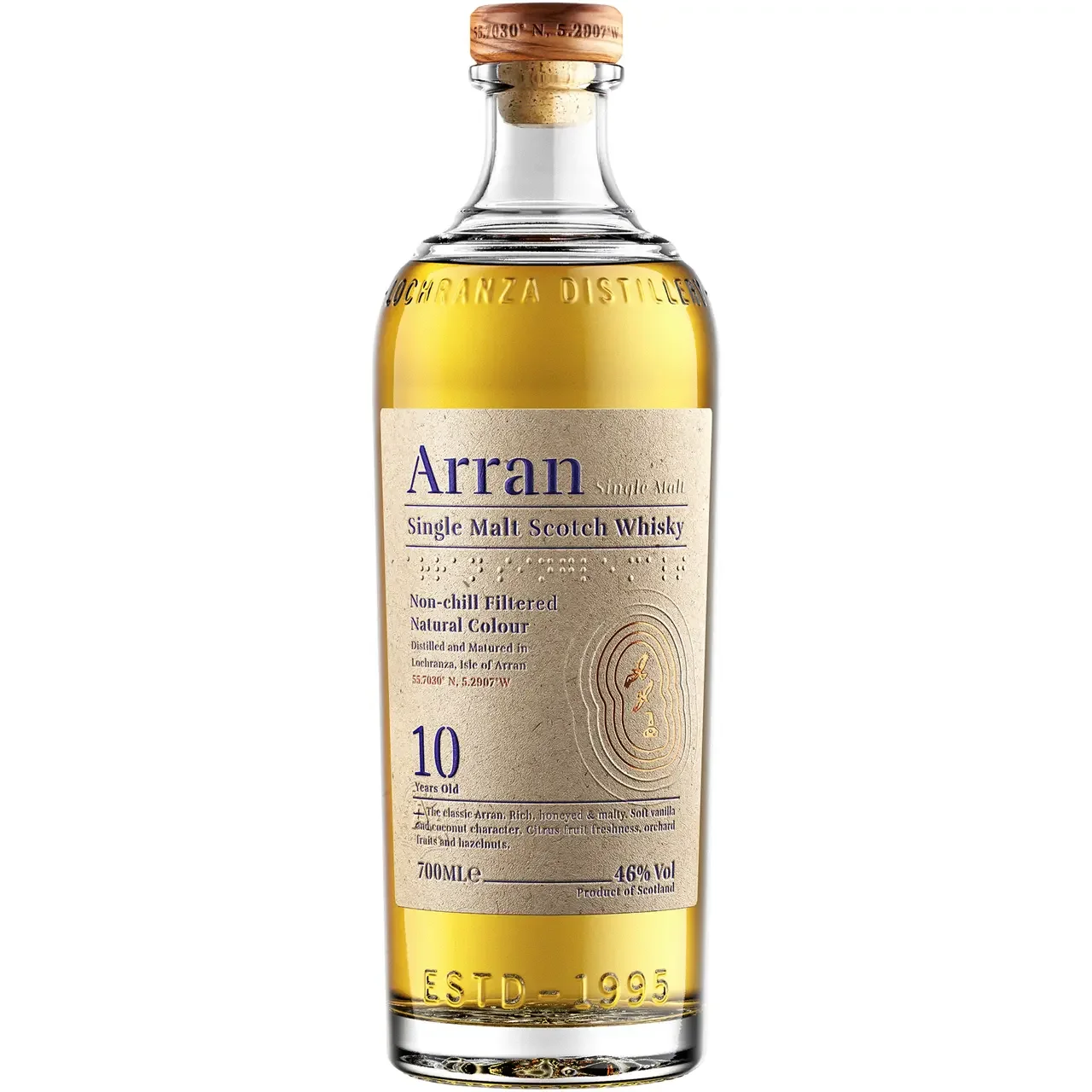 Arran 10 Year Old Whisky 70CL