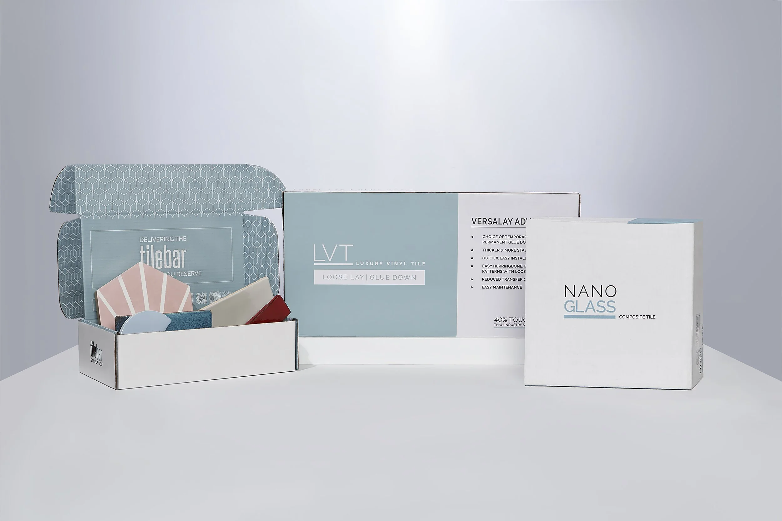  TileBar  “Nano Glass” sample box 