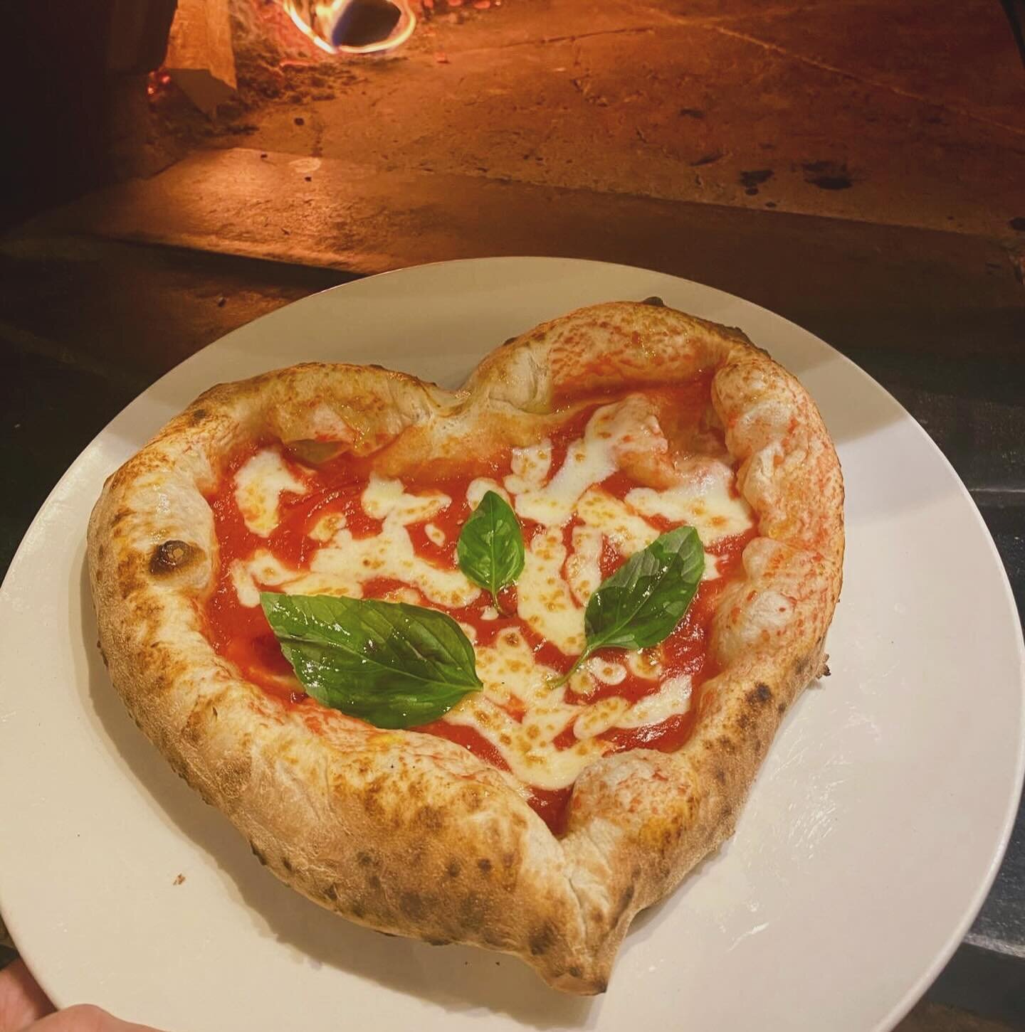 Valentine&rsquo;s day 💘😍 is next Wednesday ❤️ 

We will be open as normal for ALL! But we are getting a lot of bookings for 2 🥂🍕 Book online at our website! 

#valentines #heartpizza #pizzalover #valentinesday❤️
