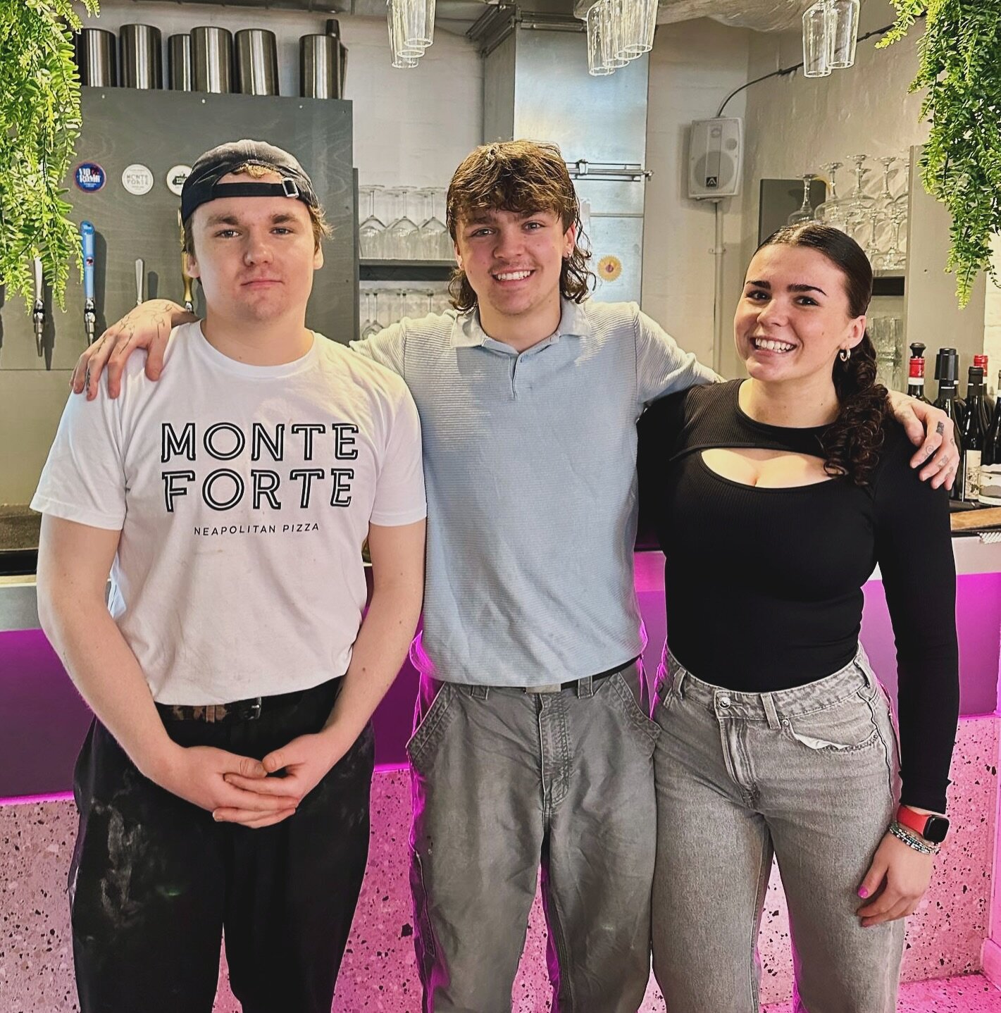 Meet the dynamic sibling trio at our Horsham restaurant: Red, Jack, and Scarlett! ❤️ From left to right, these legends bring their fiery energy and passion to the Monte Forte team. We&rsquo;re grateful to have such an incredible bond fueling our hosp