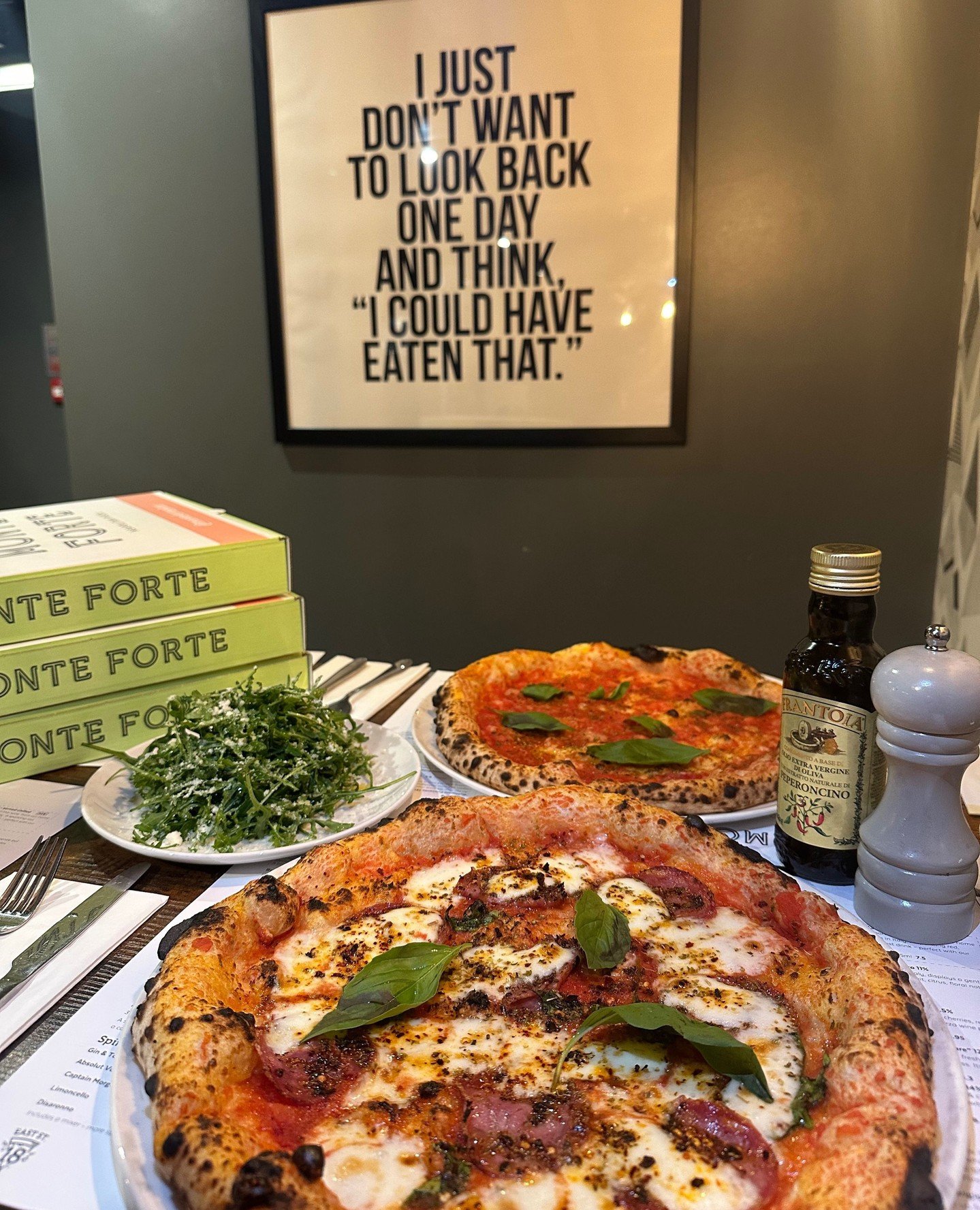 And that's a wrap on Half Term! ๐โ
โ
Whether you're dining in or ordering to your door, we’ve got the perfect pick-me-up to banish those end of half term blues ๐ฅฒโ
โ
๐ธ Spotted: Our Diavola pizza getting demolished by staff legend Tillie&mdash