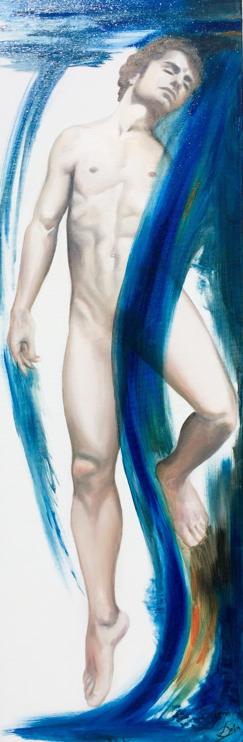 Endymion, Oil on canvas, 50×100
