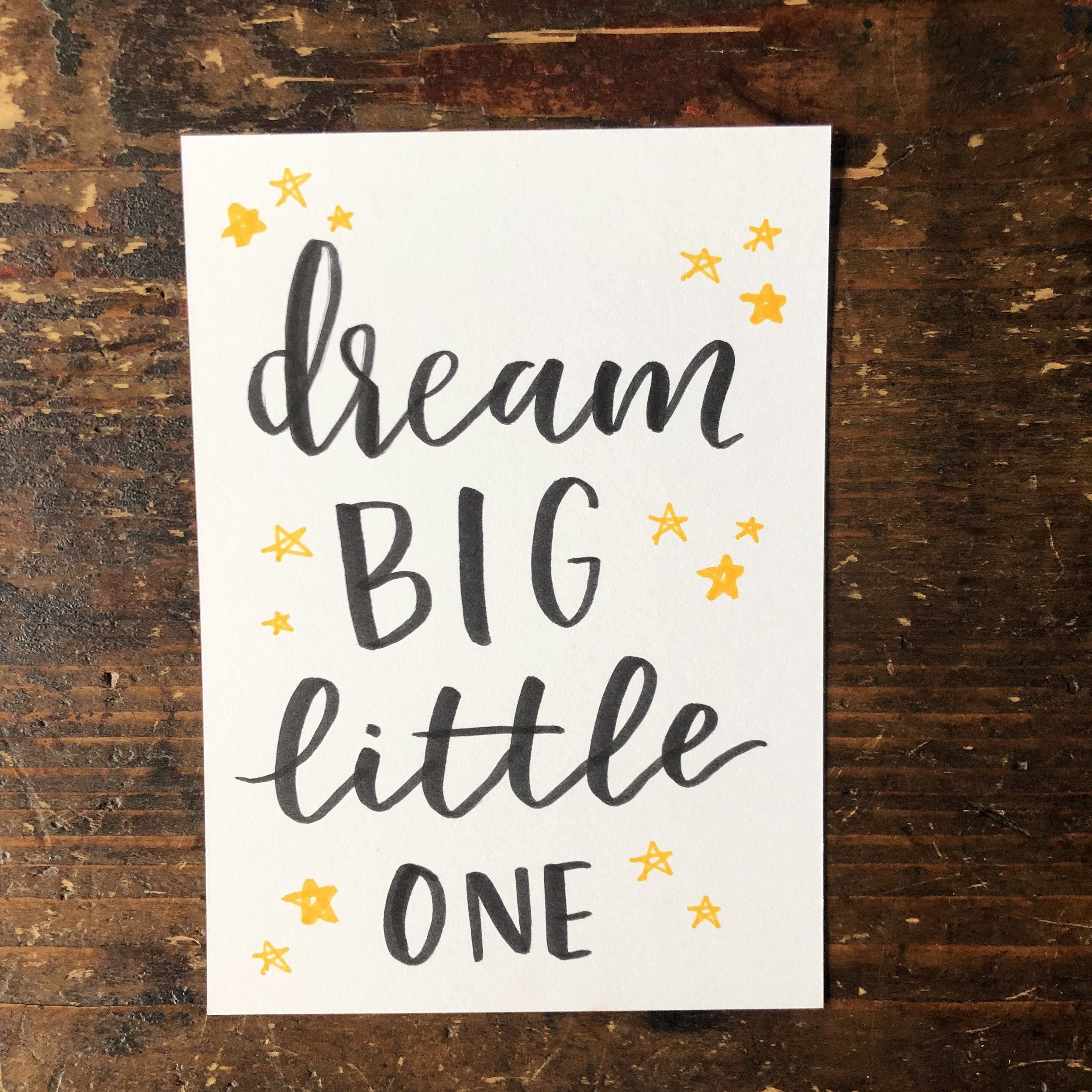 dream big little one