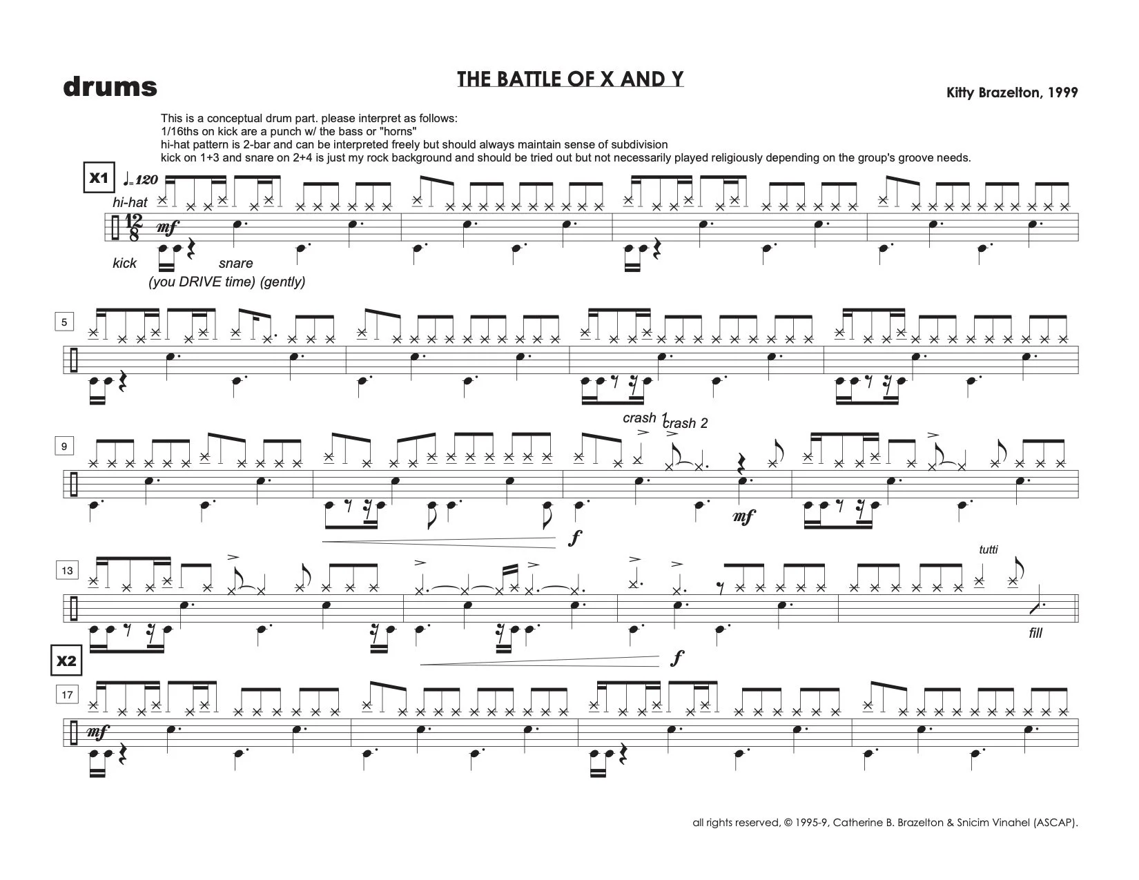 The Battle of X and Y Preview page drum part 1.jpg