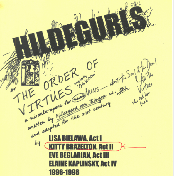 Hildegurls' The Order of the Virtues ("Ordo Virtutum") Act II
