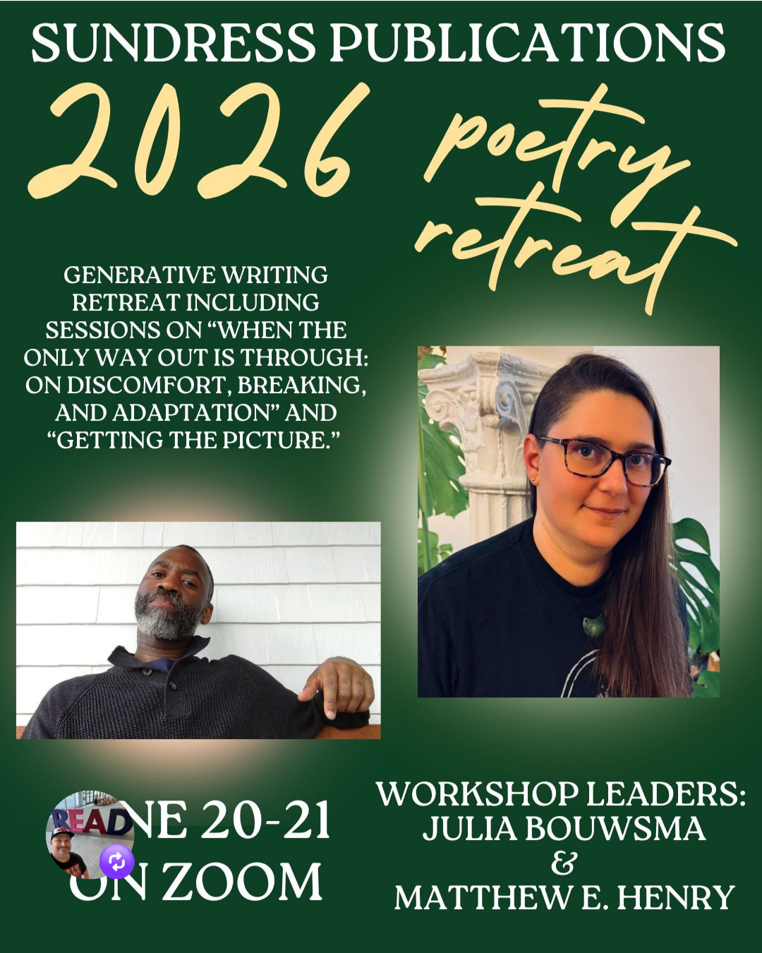 Sundress Academy for the Arts Poetry Retreat