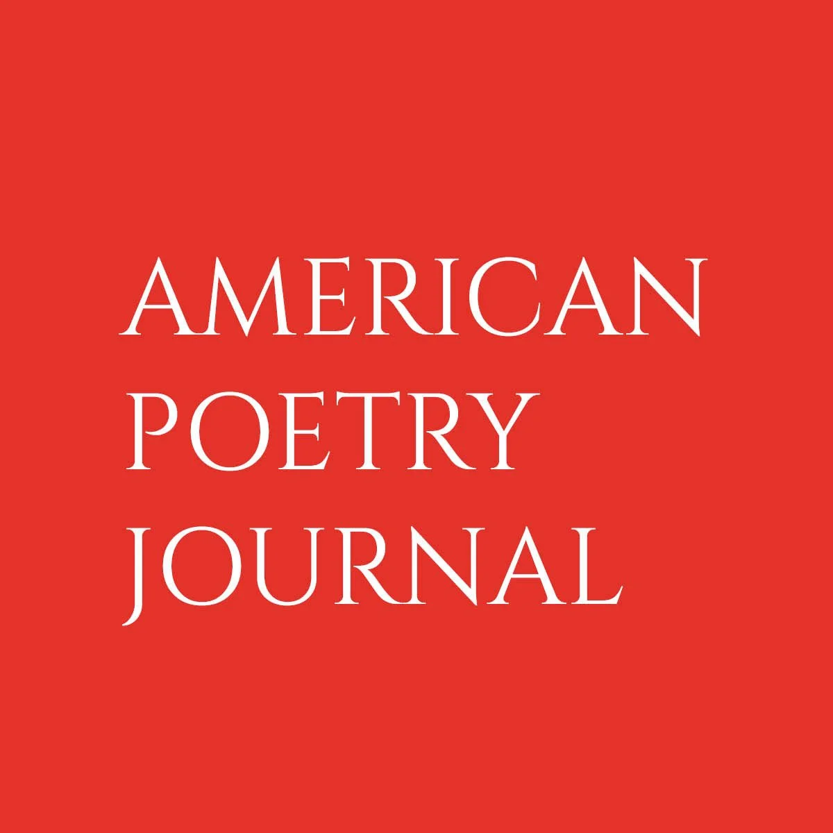 New position at American Poetry Journal