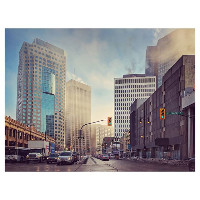 Winnipeg Morning. #Canada #home #Manitoba #street #downtown #exchangedistrict
