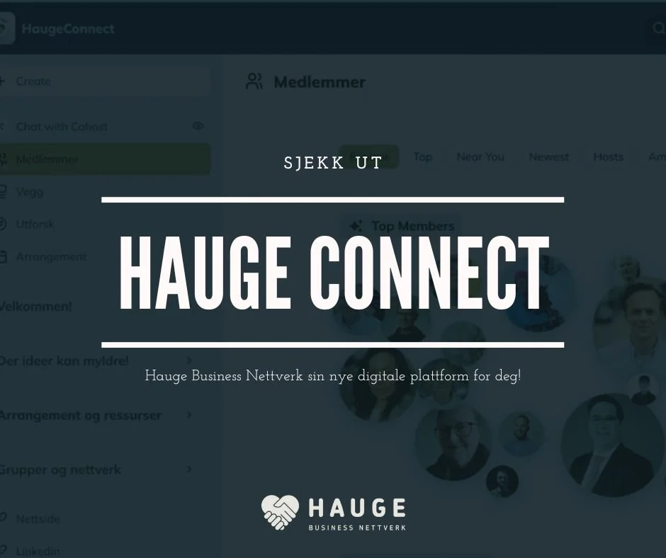 Hauge Business Nettverk lanserer n&aring; Hauge Connect 🤩 V&aring;r nye digitale plattform som kobler kristne gr&uuml;ndere, ledere og fagpersoner p&aring; tvers av bransjer, byer og livsfaser.

Vi bygger et n&aelig;ringsliv preget av tro, etikk og 