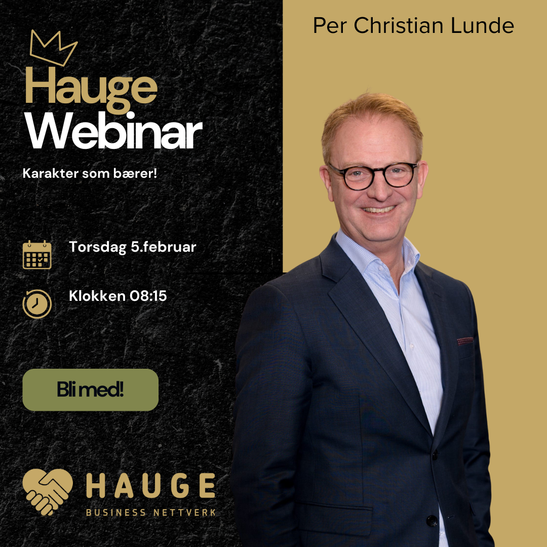 Hauge Webinar: Per Christian Lunde