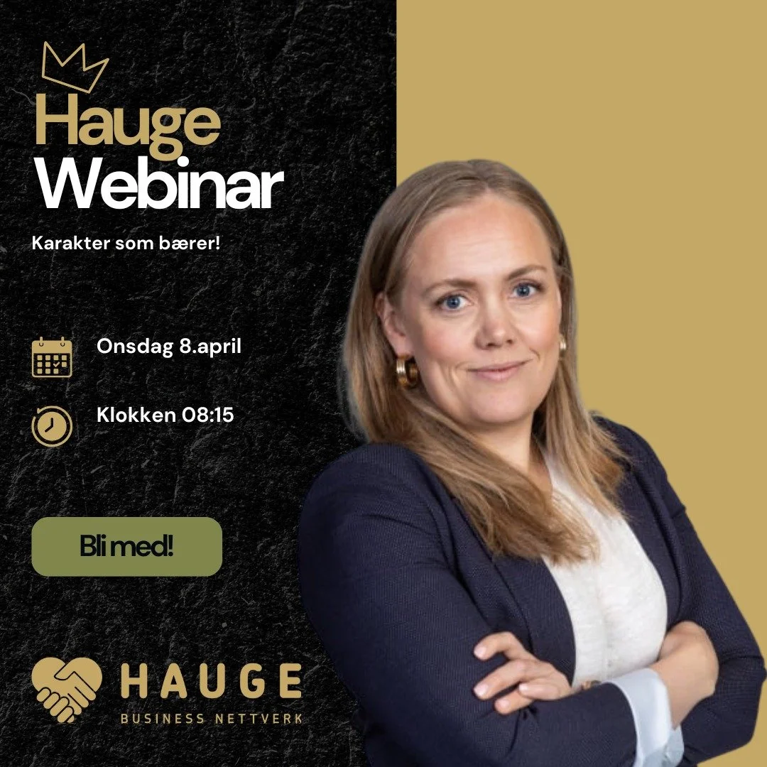 Tro + arbeid = praksis

Karakter formes ikke i teorien &ndash; men i hverdagen.
Denne v&aring;ren setter vi fokus p&aring; karakter i arbeidslivet.
For hvem du er, avgj&oslash;r mer enn hva du kan.

📅 19. mars | 08:15&ndash;09:00
🎙️ Webinar med Han