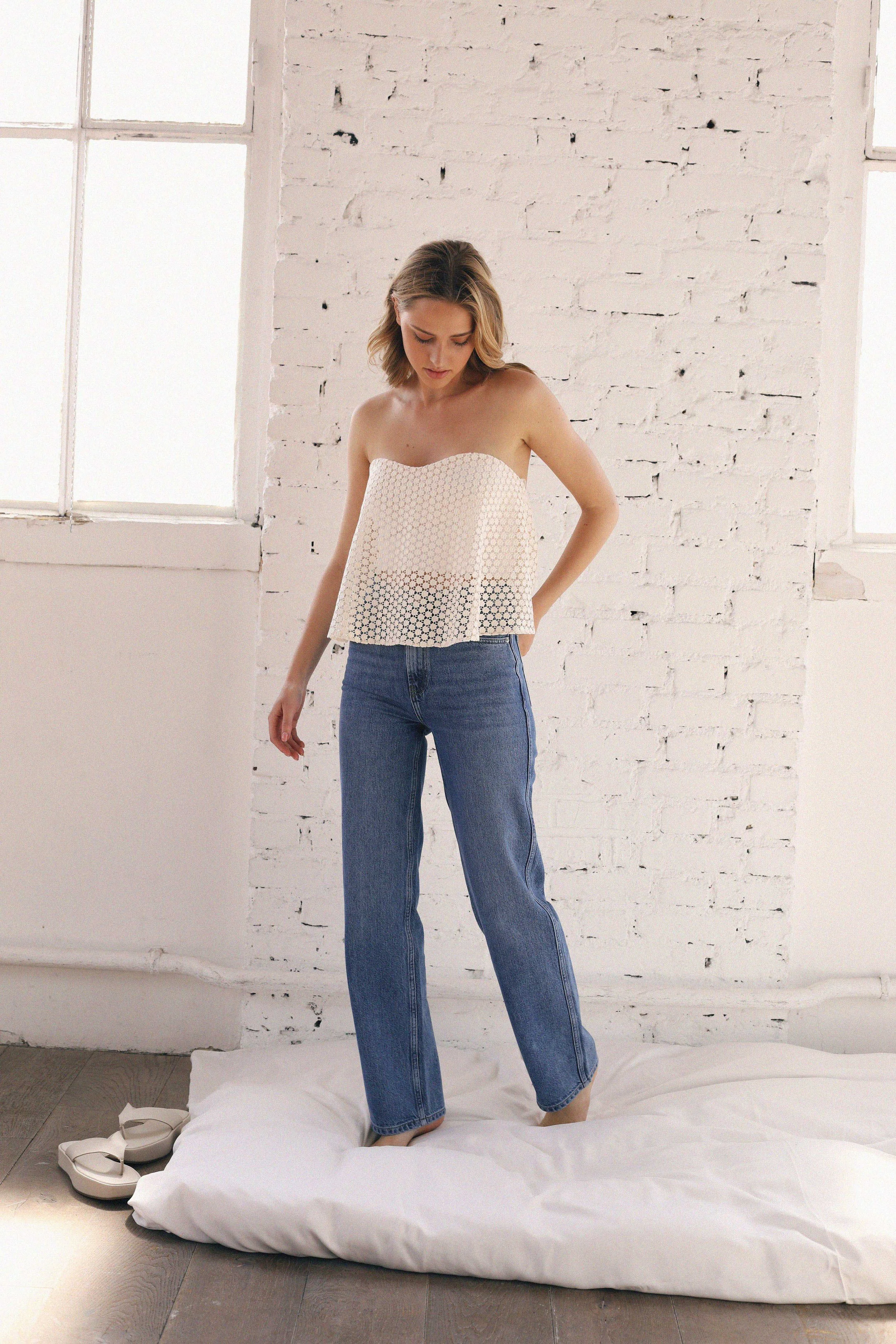 Le Donatien HeartShaped Bustier Top — Rosae Paris