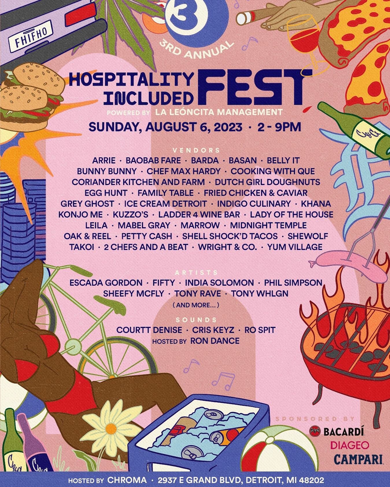 So excited to be part of the 3rd Annual @hosp.included Hospitality Fest on Sunday, August 6th from 2PM-9PM! ⁠
⁠
Meet us in the @chromadet festival lot, where you can eat your way through some of the best food this city has to offer! ⁠
⁠
⁠
⁠
⁠
.⁠
.⁠
.