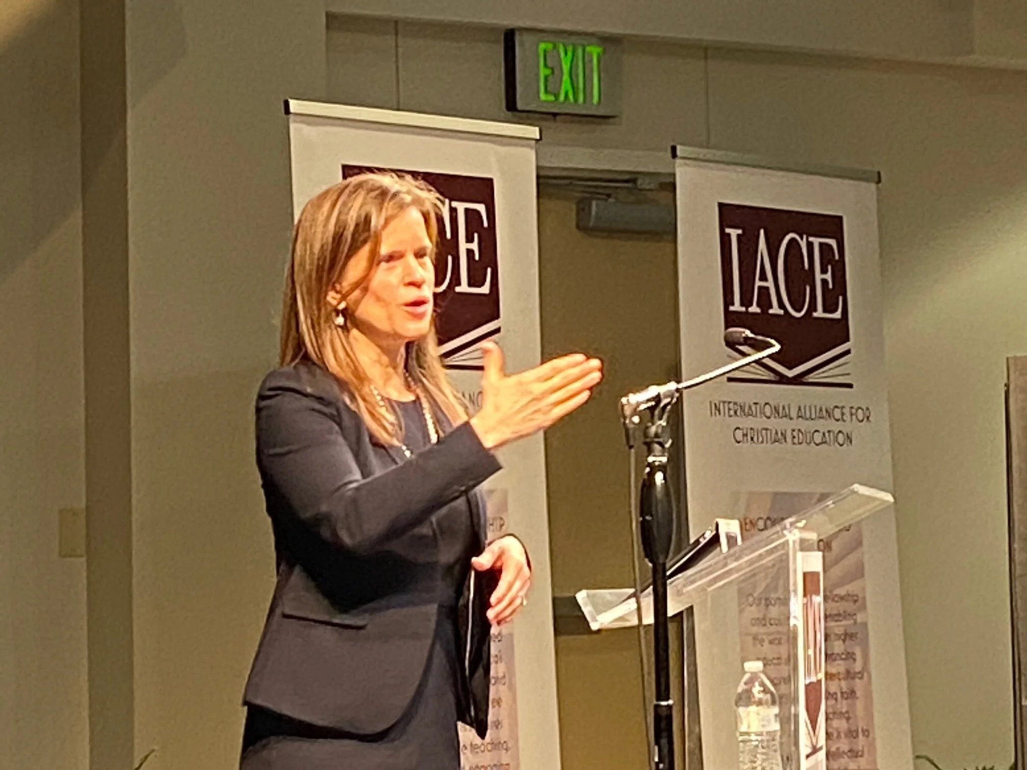 Jennifer Marshall Patterson, director of the Institute for Theology and Public Life at Reformed Theological Seminary in Washington addressed the Thursday morning session.