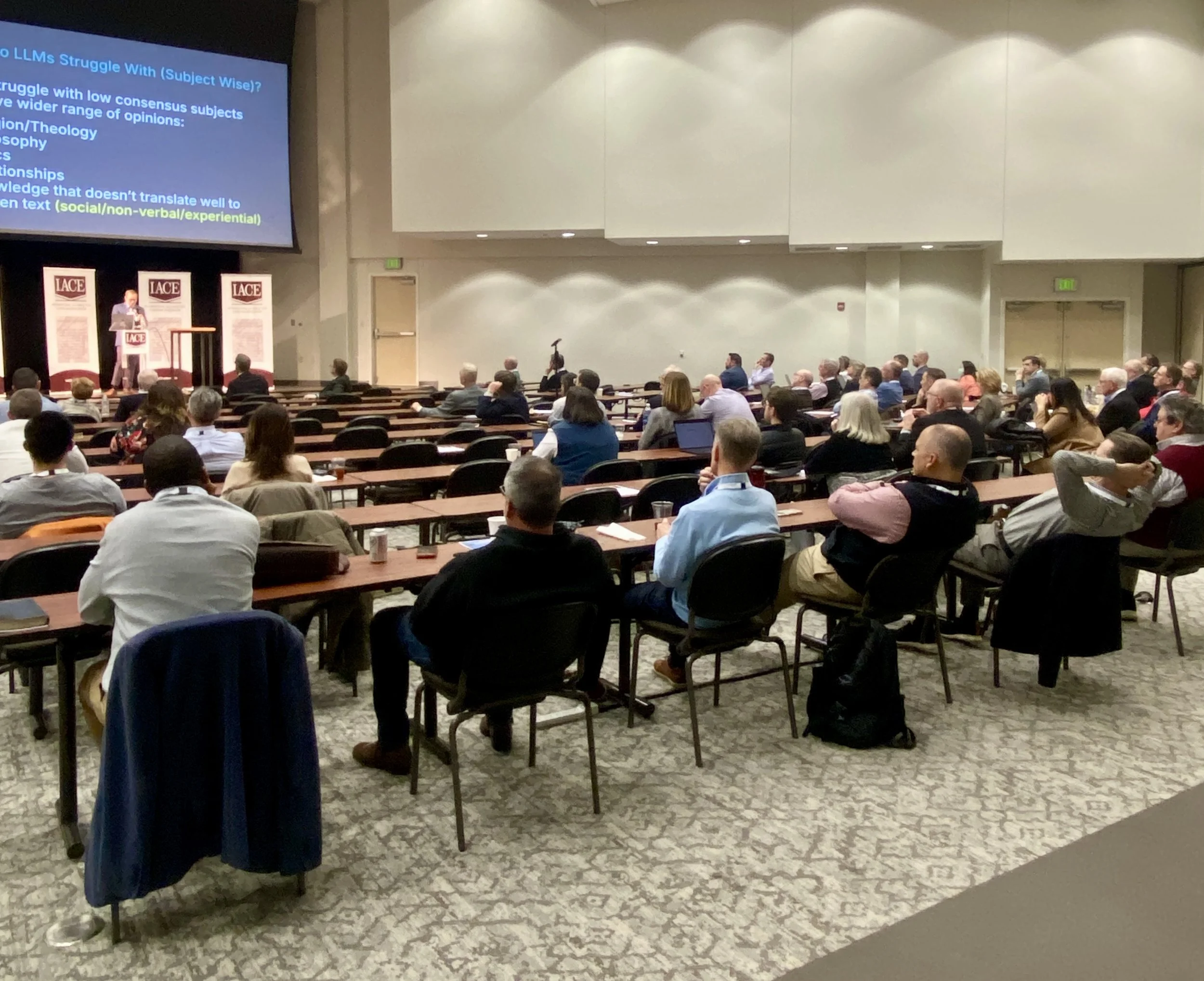  The 7th annual meeting broke a record for registrations with 190. Weather prevented some from attending in person, but IACE accommodated 28 registrants who participated via internet connections. 
