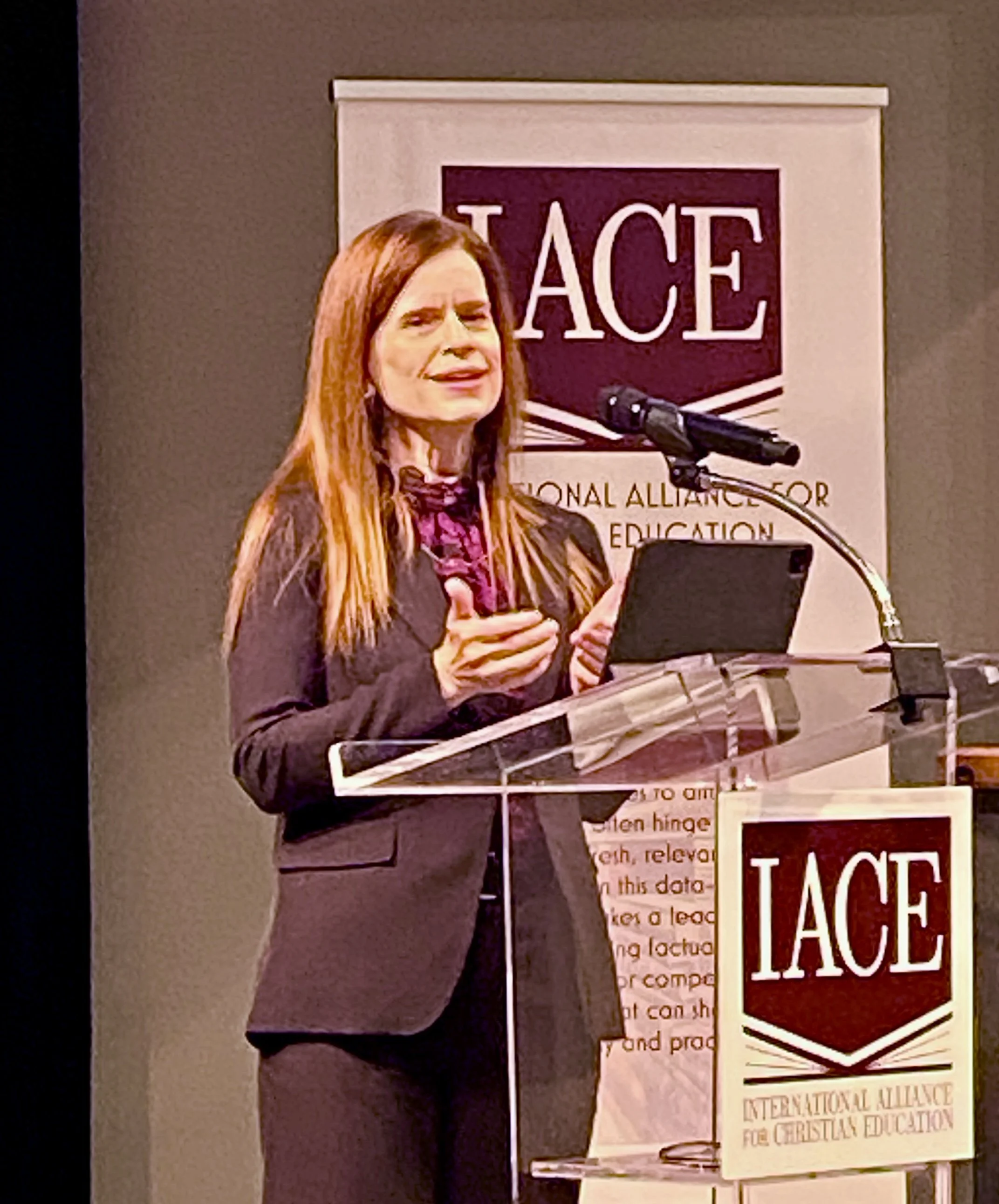  Jennifer Marshall Patterson, director of the Institute for Theology in Public Life at Reformed Theological Seminary, presented “Thinking Theologically about Religious Freedom: A Case Study for Christian Education.” 