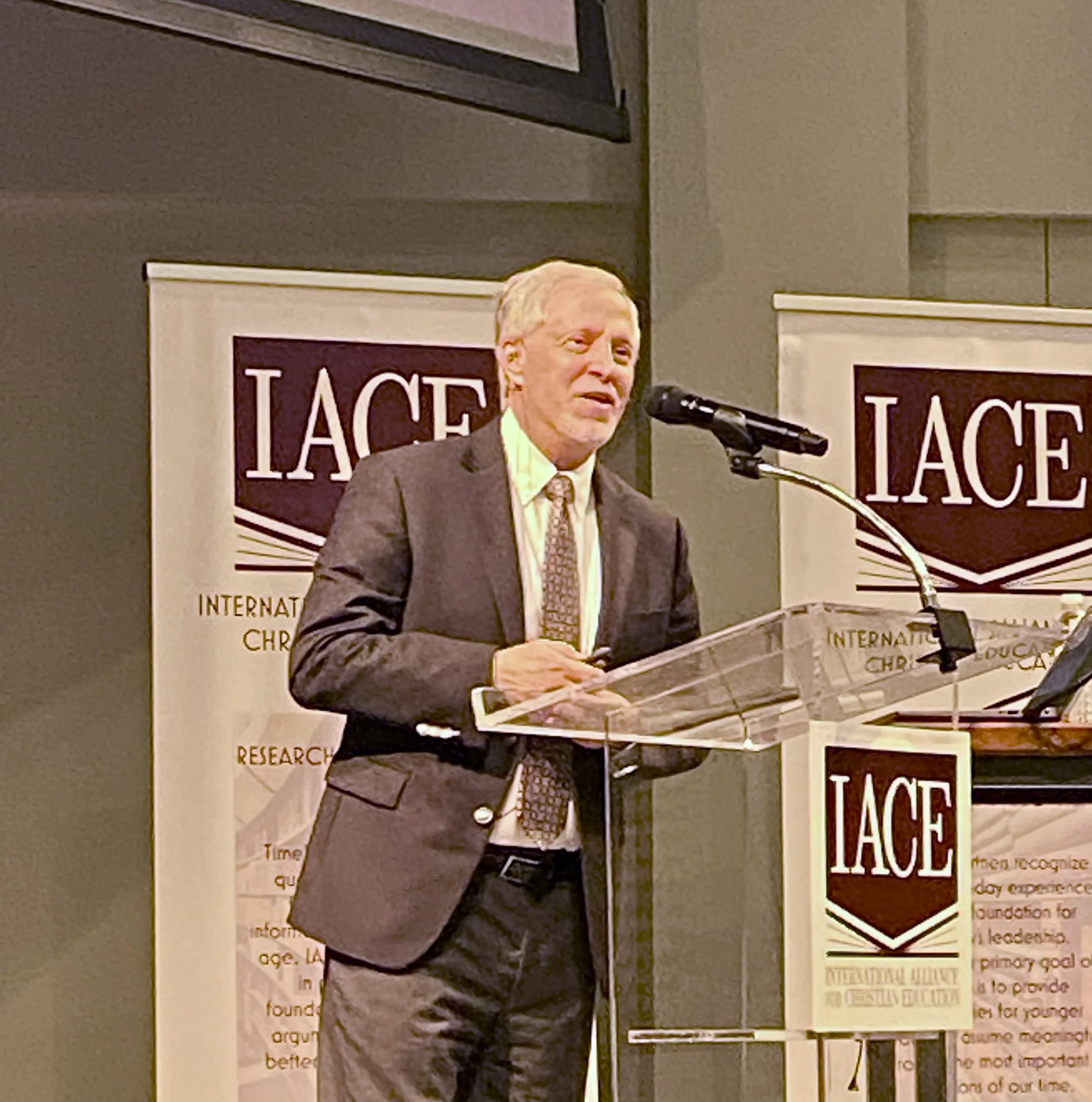  Perry Glanzer, professor of educational foundations at Baylor University,  led off plenary presentations for the conference, presenting “Faithfulness in Christian Higher Education.” 
