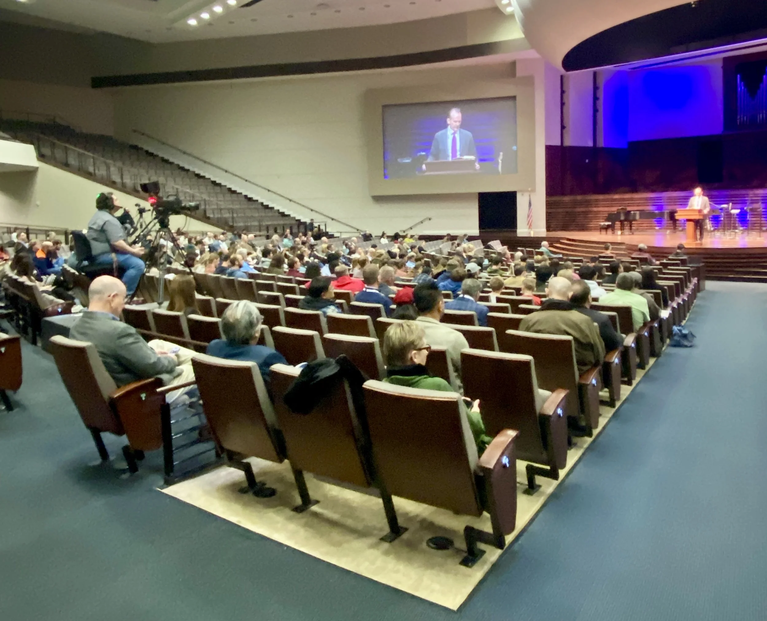  IACE attendees joined Southwestern Seminary students, faculty, and staff in MacGorman Chapel. 