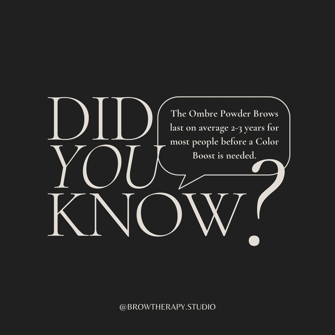 𝗟𝗲𝘁&rsquo;𝘀 𝗯𝗿𝗲𝗮𝗸 𝘁𝗵𝗶𝘀 𝗱𝗼𝘄𝗻&hellip; investing in your brows is a very inexpensive investment. Waking up and having your brows done with the Ombre Powder Brow technique not only saves you time but also makes you look well rested and y