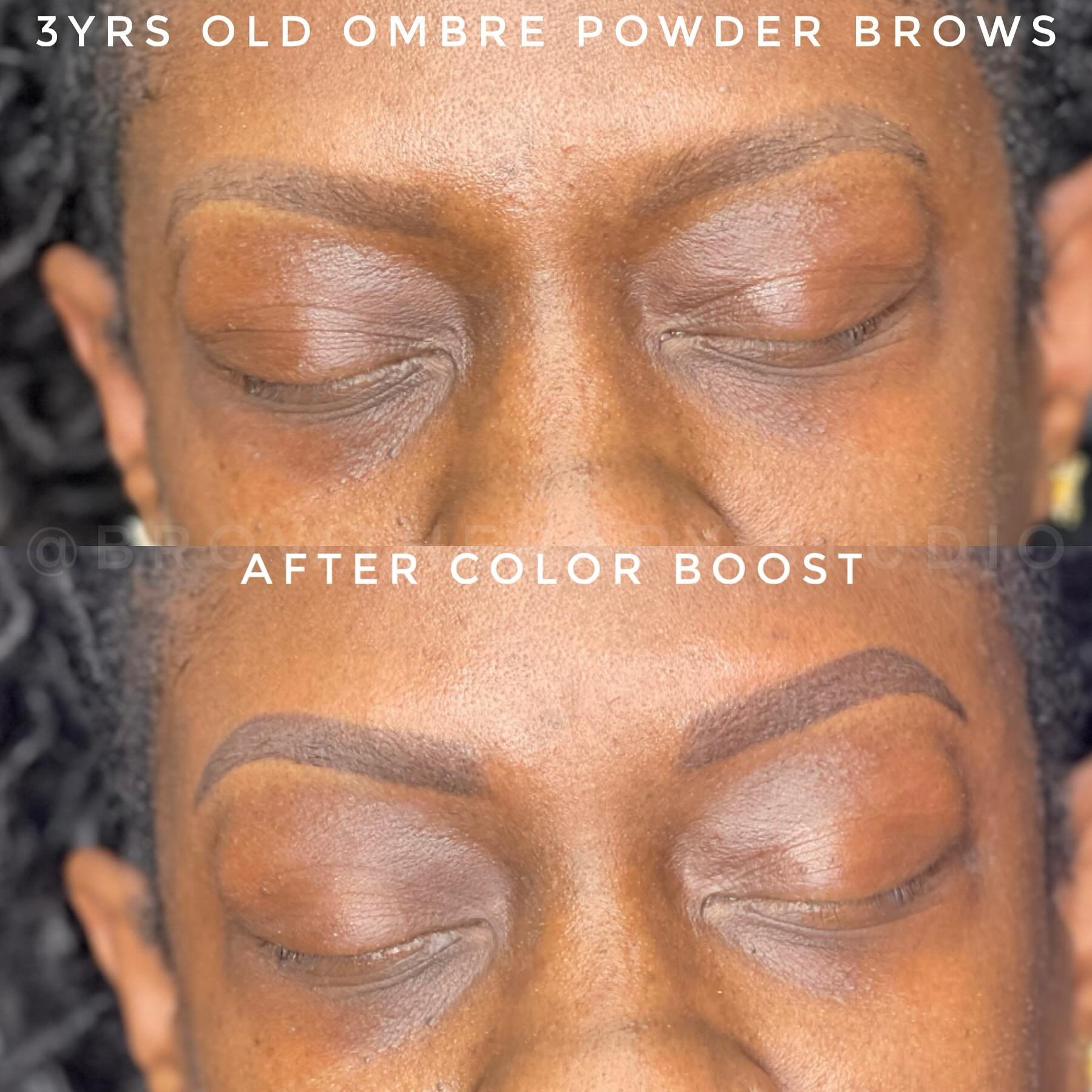 𝙃𝙀𝙍𝙀&rsquo;𝙎 𝙔𝙊𝙐𝙍 𝙍𝙀𝙈𝙄𝙉𝘿𝙀𝙍: It&rsquo;s time for a Color Boost! If you think you might be ready for a Color Boost please text the studio a clear picture of your brows in good lighting so we can make sure it&rsquo;s time for a Color Bo