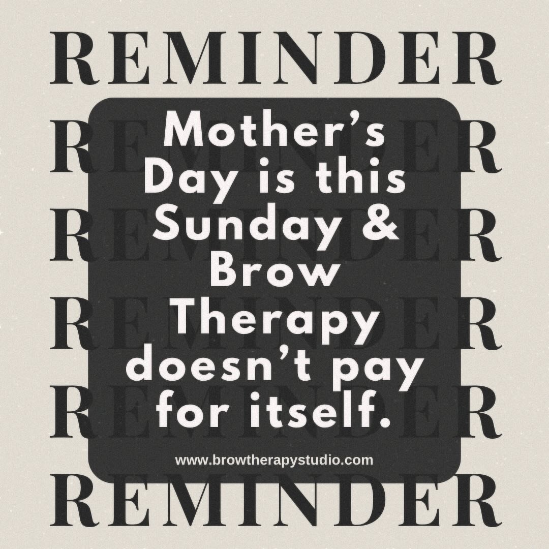 Send this to your spouse + children so they know you want Brow Therapy this Mother&rsquo;s Day!! 😉

𝙂𝙞𝙛𝙩 𝘾𝙖𝙧𝙙𝙨 𝙖𝙣𝙙 𝙀-𝙂𝙞𝙛𝙩 𝘾𝙖𝙧𝙙𝙨 𝙖𝙫𝙖𝙞𝙡𝙖𝙗𝙡𝙚 𝙛𝙤𝙧 𝙥𝙪𝙧𝙘𝙝𝙖𝙨𝙚.

𝟱&frac12; 𝗚𝗿𝗲𝗲𝗻𝘃𝗶𝗹𝗹𝗲 𝗦𝘁𝗿𝗲𝗲𝘁 𝗦.
𝗡𝗲?