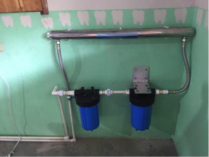 Water filtration and sterilization.