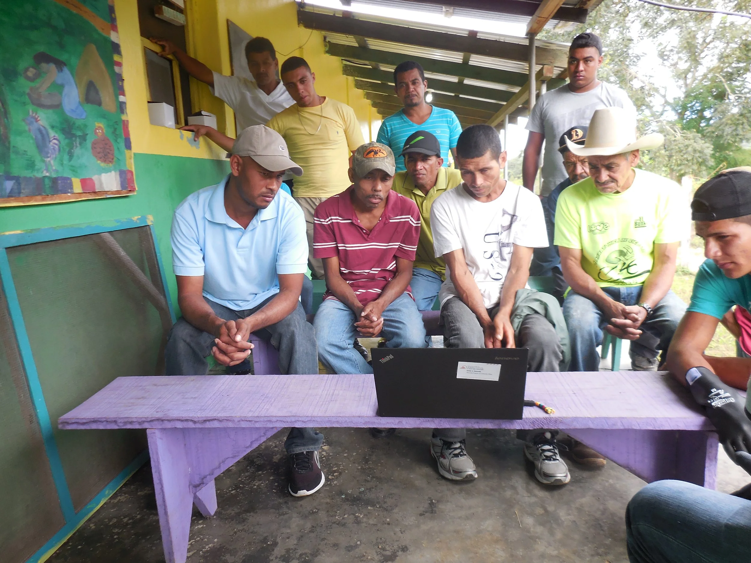 Pesticides play a major role in farming in Honduras. Soils are depleted, and it is very difficult to grow anything. This study led by two Geisel students introduced safer spraying techniques and measured uptake using a novel fluorescent dye in the sp