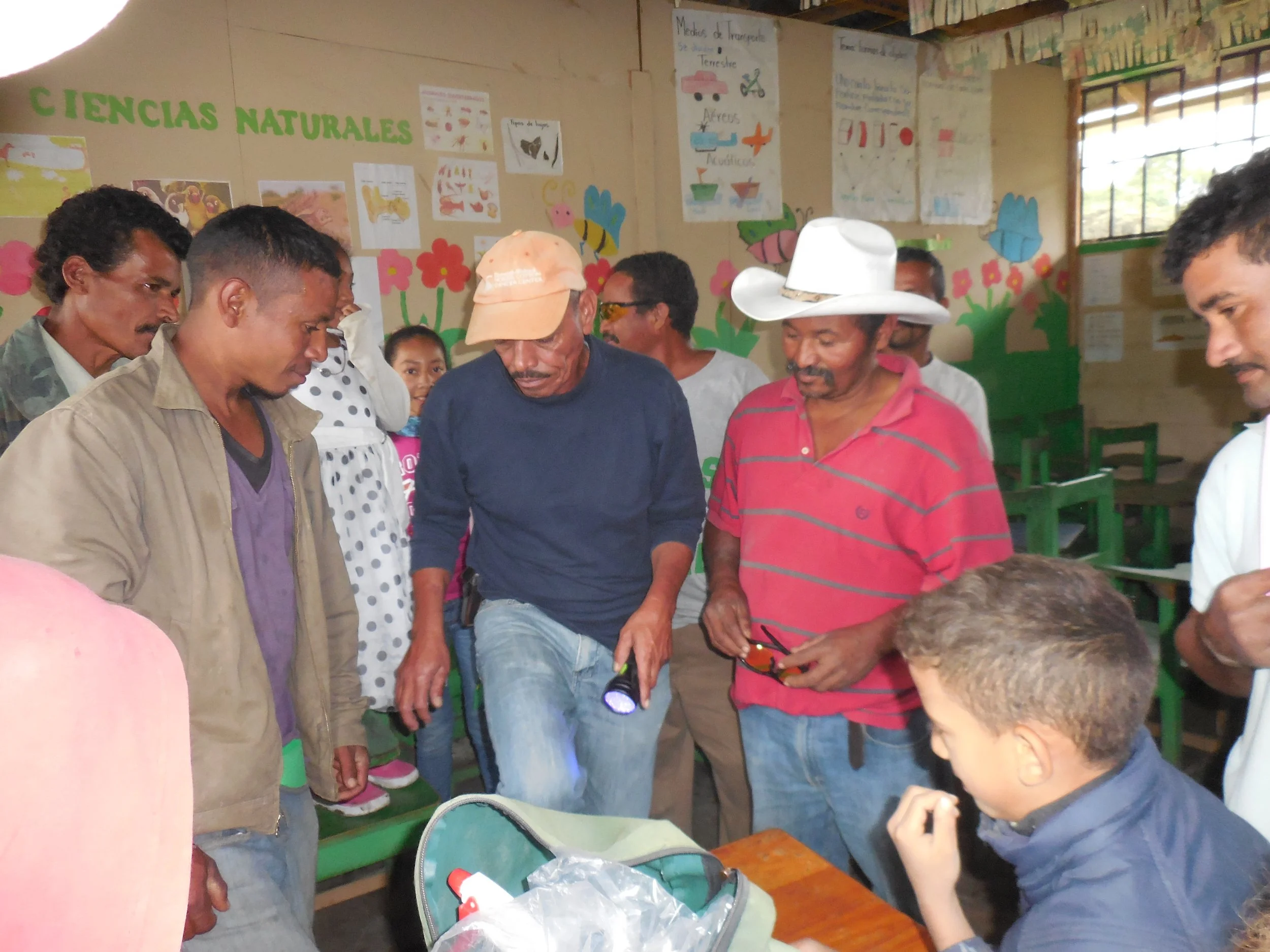 After the pesticide study concluded, motivated men from the study group who received the education content, went out to other communities to pass on the information.