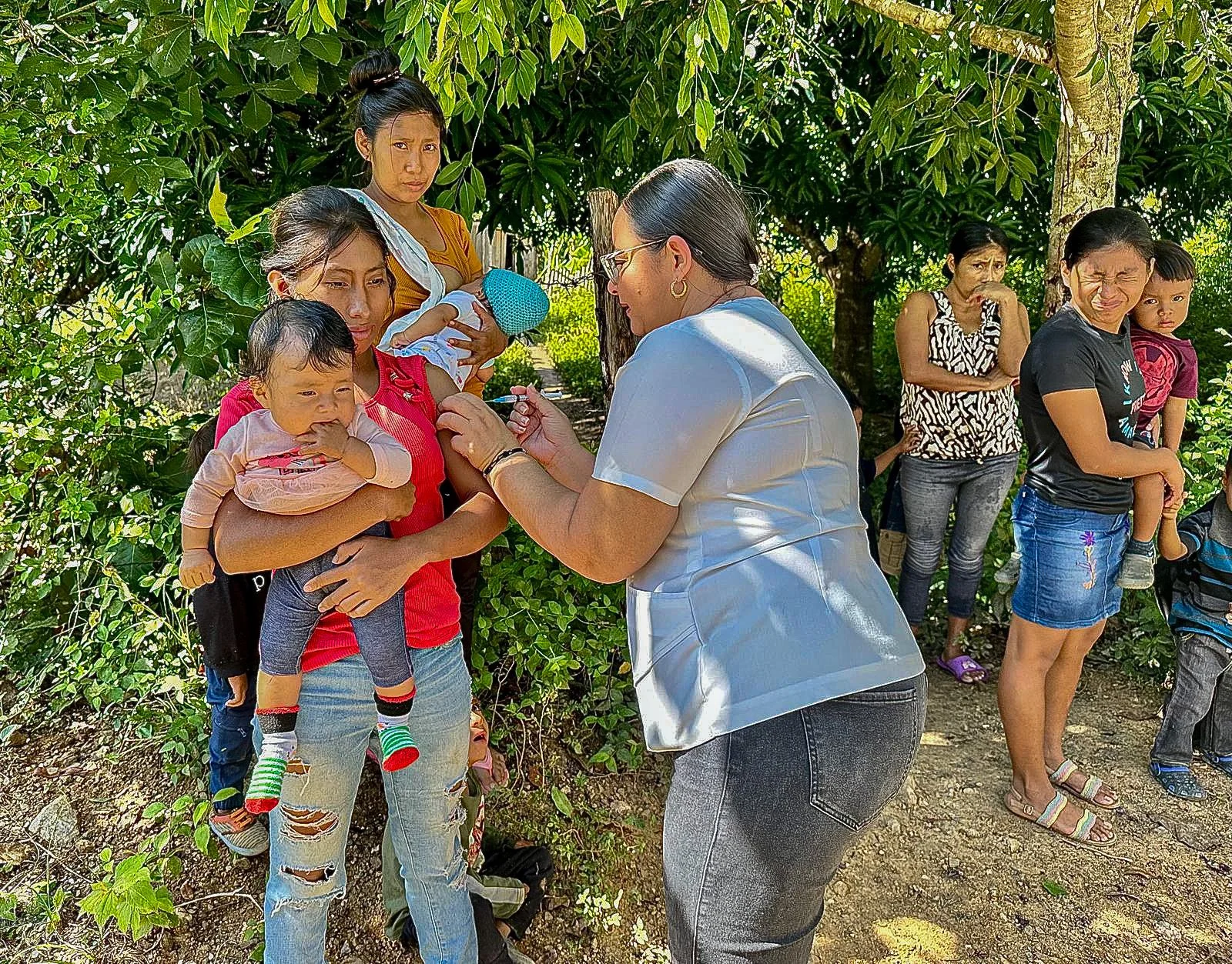 Nurse Nolvia travels to 7 communities to give birth control onsite.  Typically, women in Honduras go to clinics for birth control such as the popular Depo Provera shot given every 3 months. Any shot missed or delayed makes an unplanned pregnancy poss