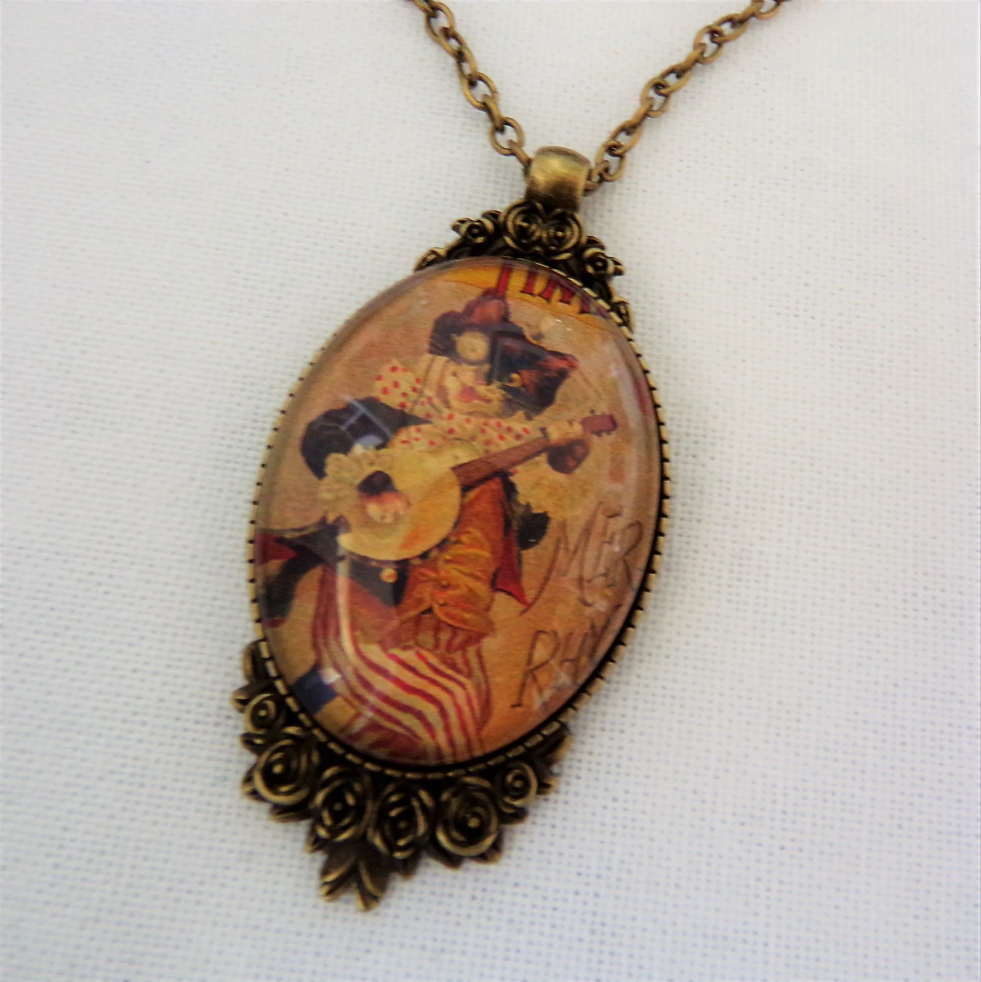 Story Book Collection 'Musical Cat' Pendant
