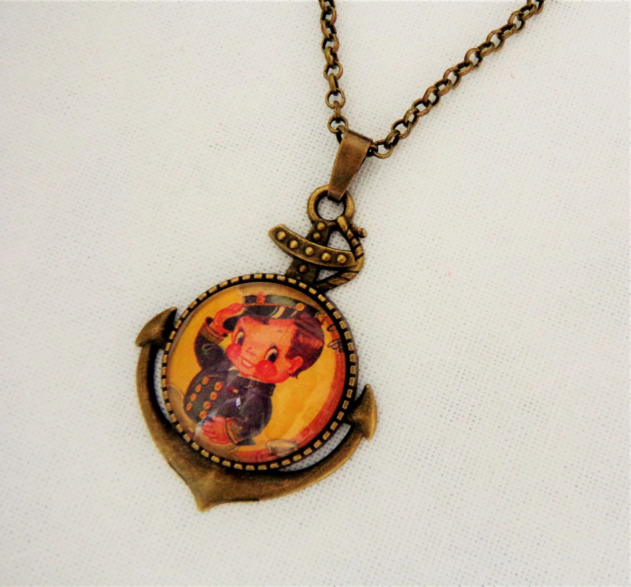 Cute Sailor Boy Pendant