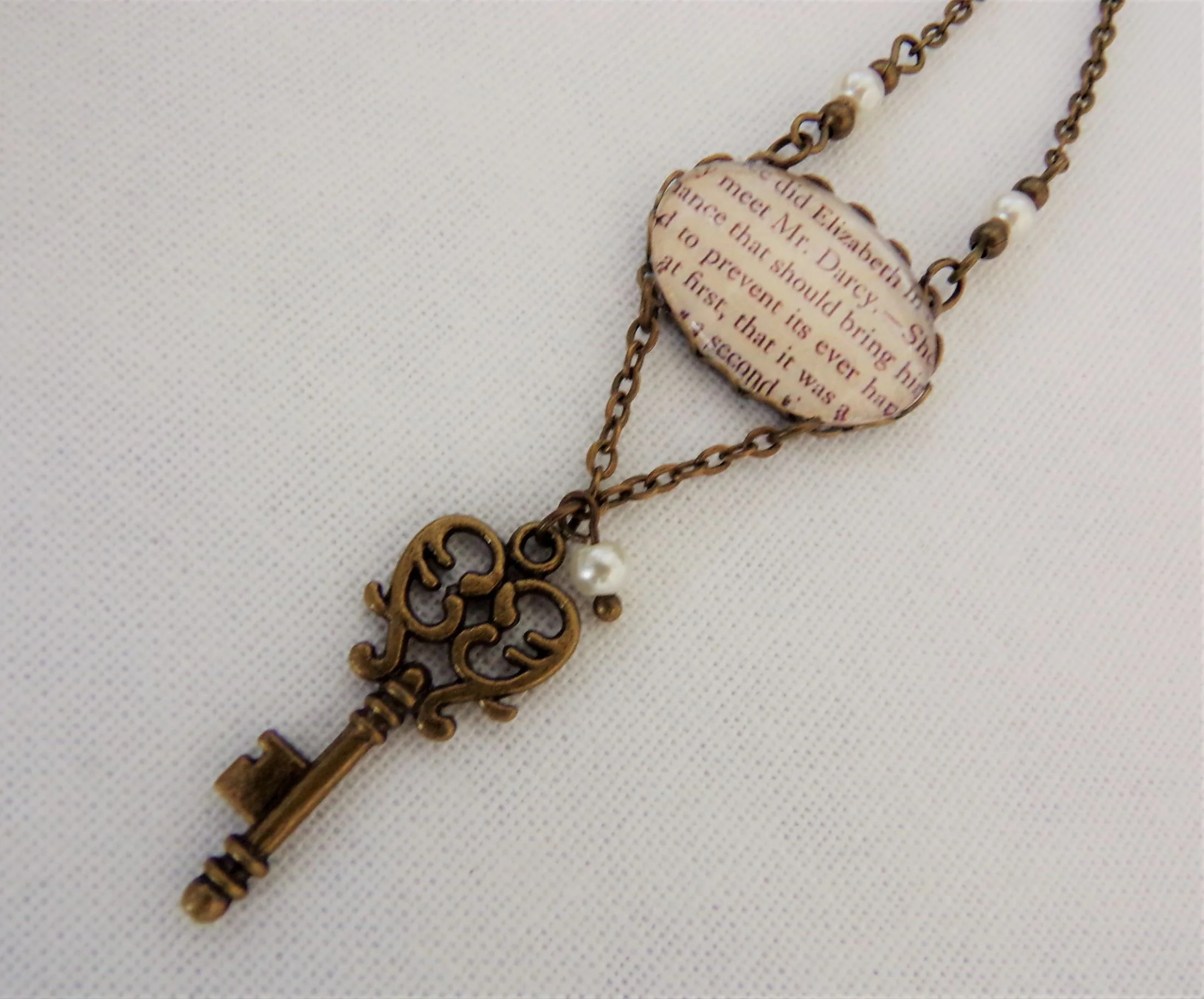 Classics Collection 'Jane Austen' Key Pendant