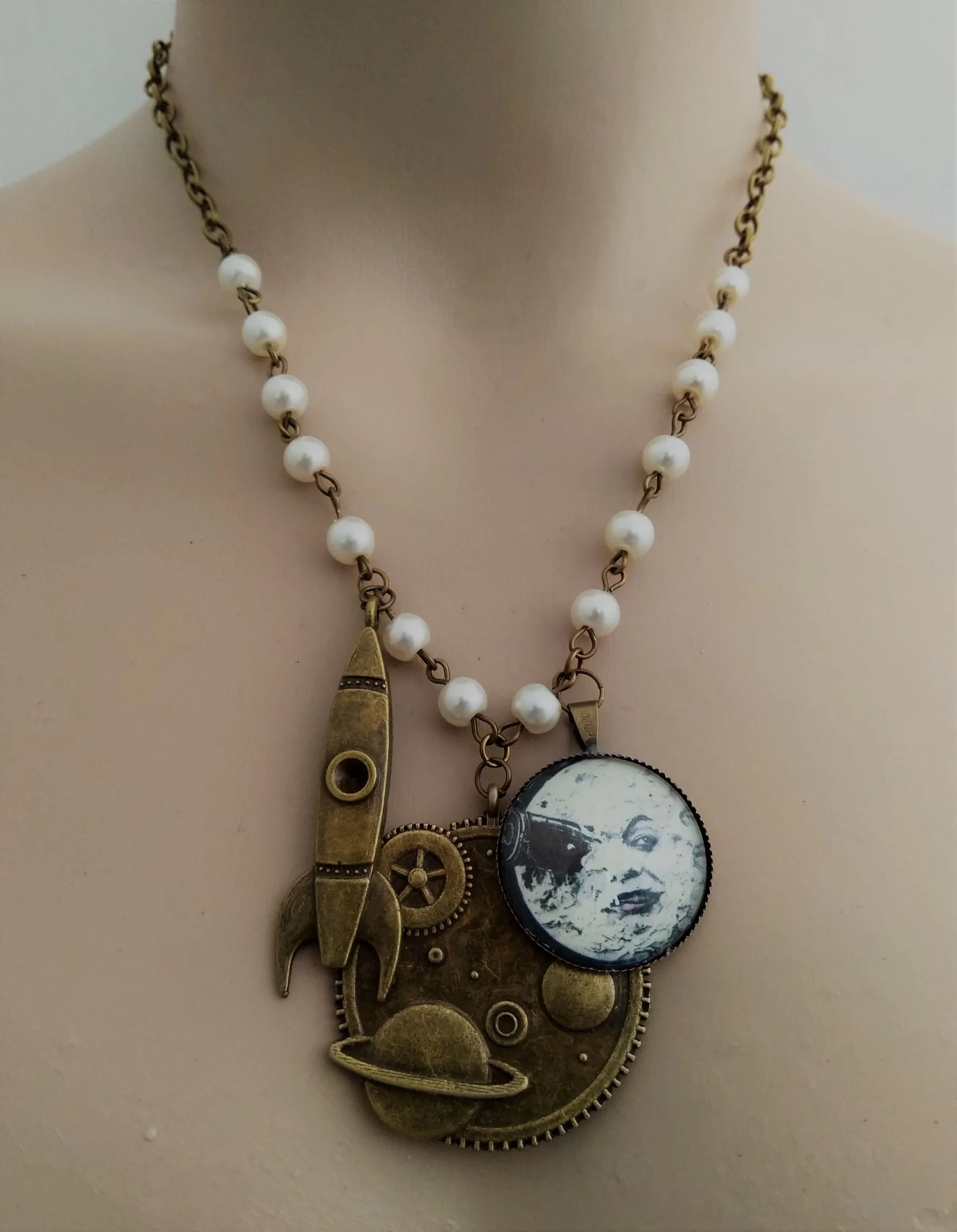 Man on the Moon Necklace