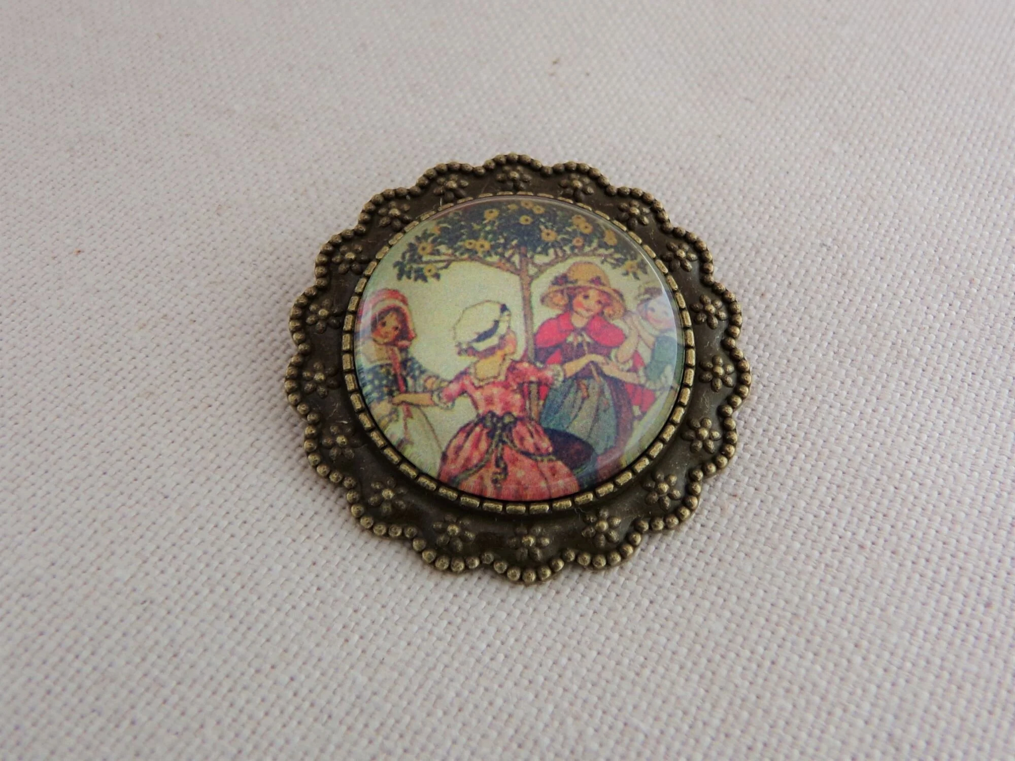 Flower Frame Brooch