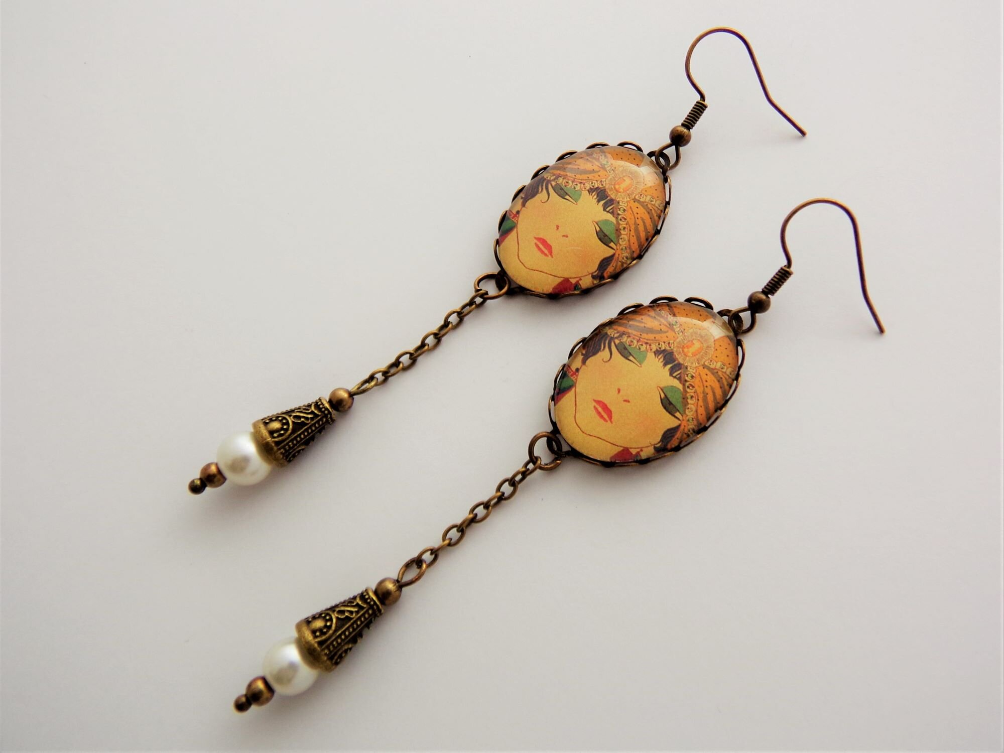 Paul Poiret Inspired Earrings
