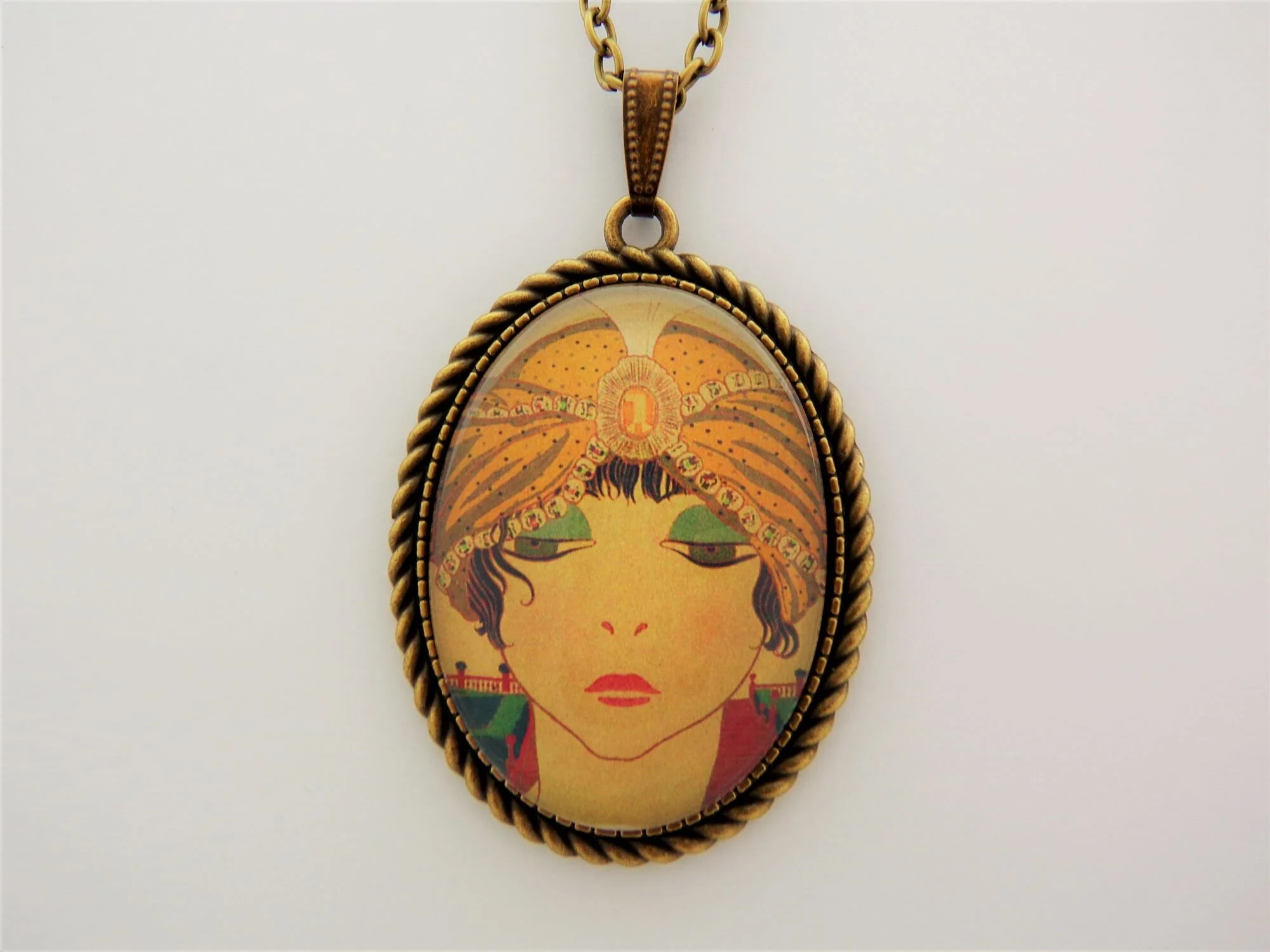 1920s Inspired Statement Pendant