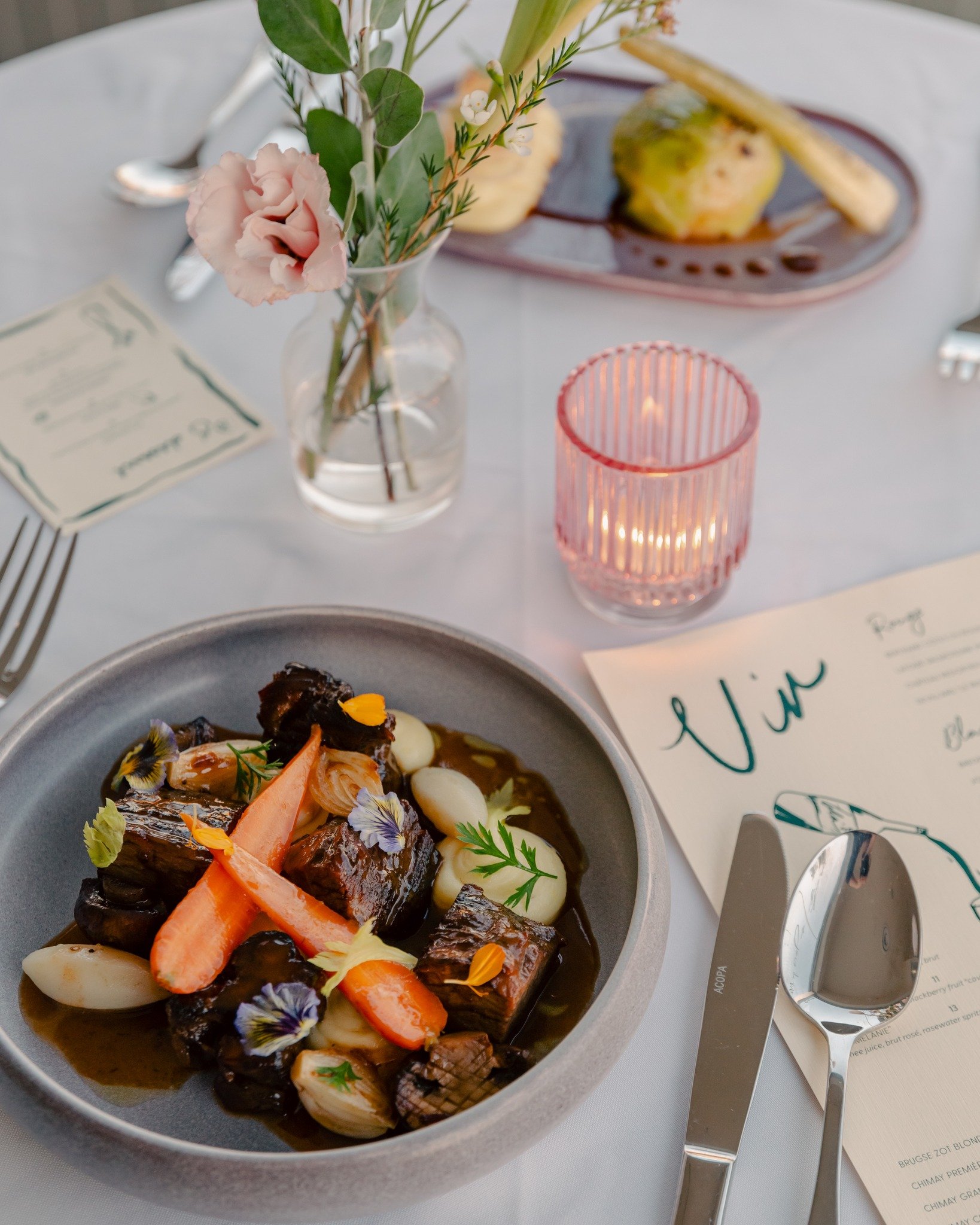 We could write a love letter to our beouf bourguignon but perhaps we&rsquo;ll just take another bite.

Join us for dinner, Wednesday - Sunday from 5-9pm!
Reservations at patisseriemelanie.com