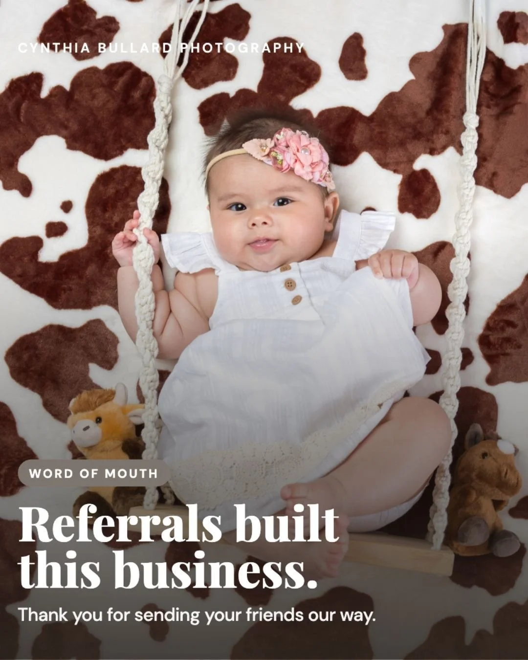 Referrals built this business 🤍

The best marketing will always be happy clients. No ad compares to someone saying &ldquo;you have to book with them.&rdquo;

Want to support a photographer for free?
&bull; Share their work
&bull; Tag their account
&
